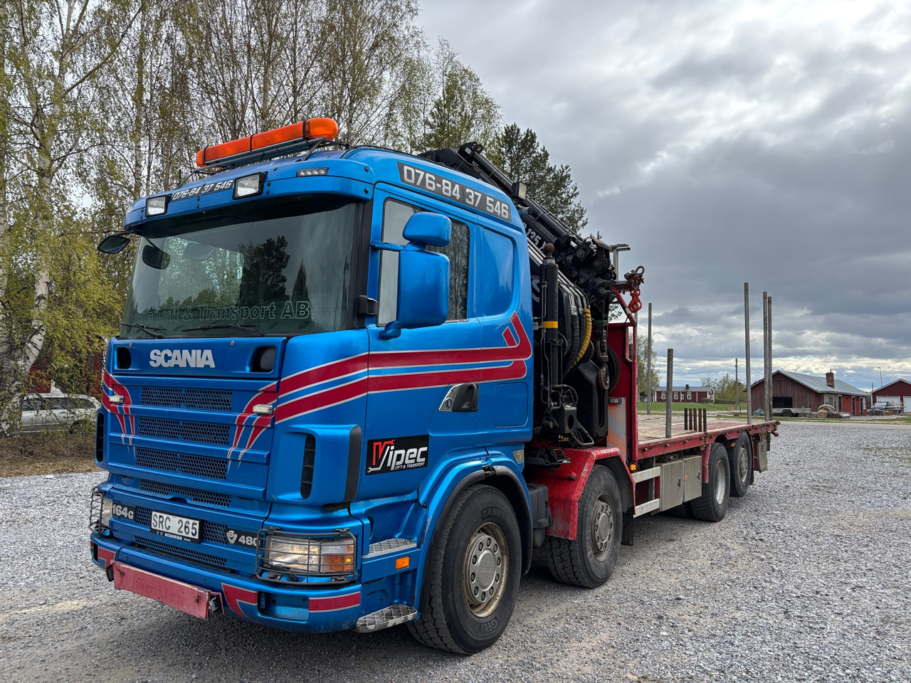 Scania 164G - Crane truck: picture 1 Scania 164G - Crane truck: picture 1