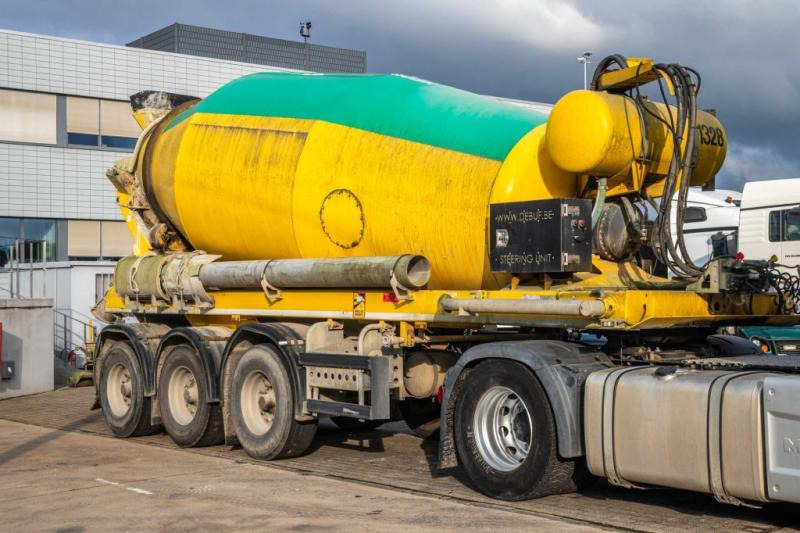 DE BUF BETON MIXER/MISCHER/MALAXEUR12M³ - Concrete mixer semi-trailer: picture 2 DE BUF BETON MIXER/MISCHER/MALAXEUR12M³ - Concrete mixer semi-trailer: picture 2
