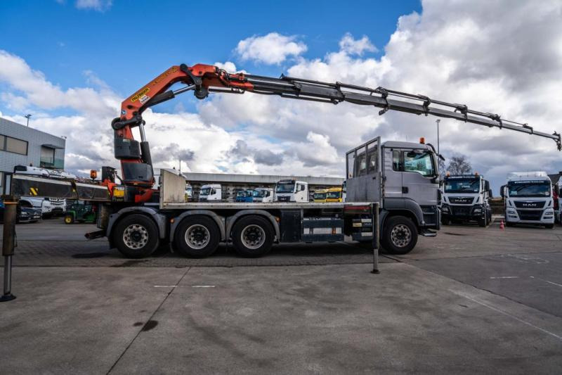 MAN TGS 35.440+PALFINGER 50 t/m /8x+ TREUIL - Dropside/ Flatbed truck, Crane truck: picture 1 MAN TGS 35.440+PALFINGER 50 t/m /8x+ TREUIL - Dropside/ Flatbed truck, Crane truck: picture 1