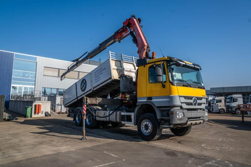 Mercedes ACTROS 3344 K-MP3+FASSI F245 - Tipper, Crane truck: picture 2 Mercedes ACTROS 3344 K-MP3+FASSI F245 - Tipper, Crane truck: picture 2