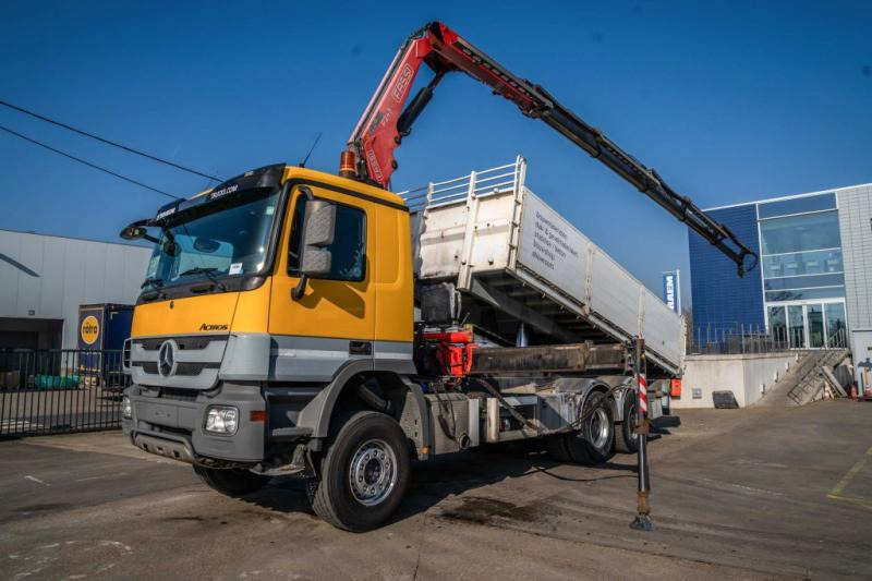 Mercedes ACTROS 3344 K-MP3+FASSI F245 - Tipper, Crane truck: picture 1 Mercedes ACTROS 3344 K-MP3+FASSI F245 - Tipper, Crane truck: picture 1