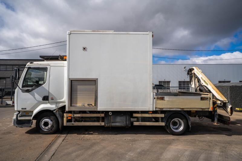 Dropside/ Flatbed truck, Crane truck Renault MIDULM 220 DCI - PAFLINGER PK 6001: picture 6