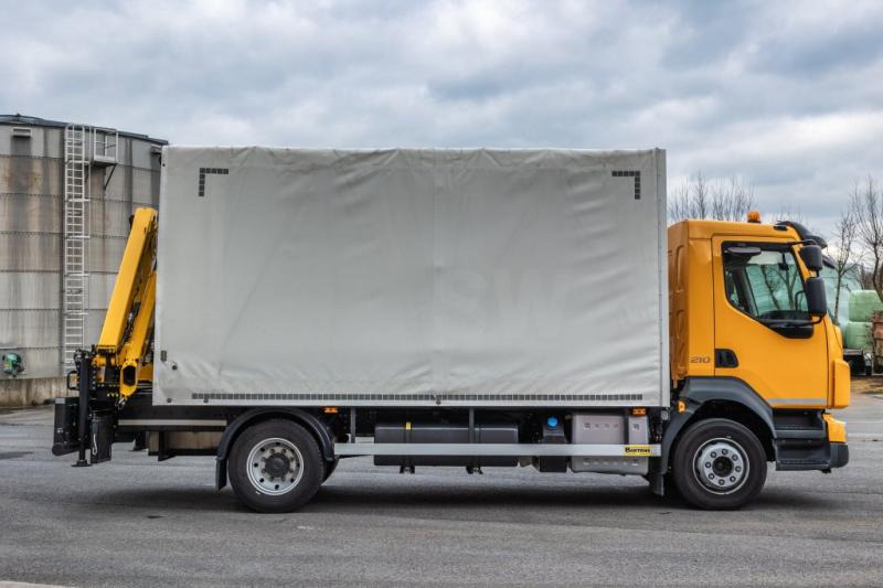 Curtainsider truck, Crane truck Volvo FL 210+PK 7001 K - 6340 Km's: picture 6