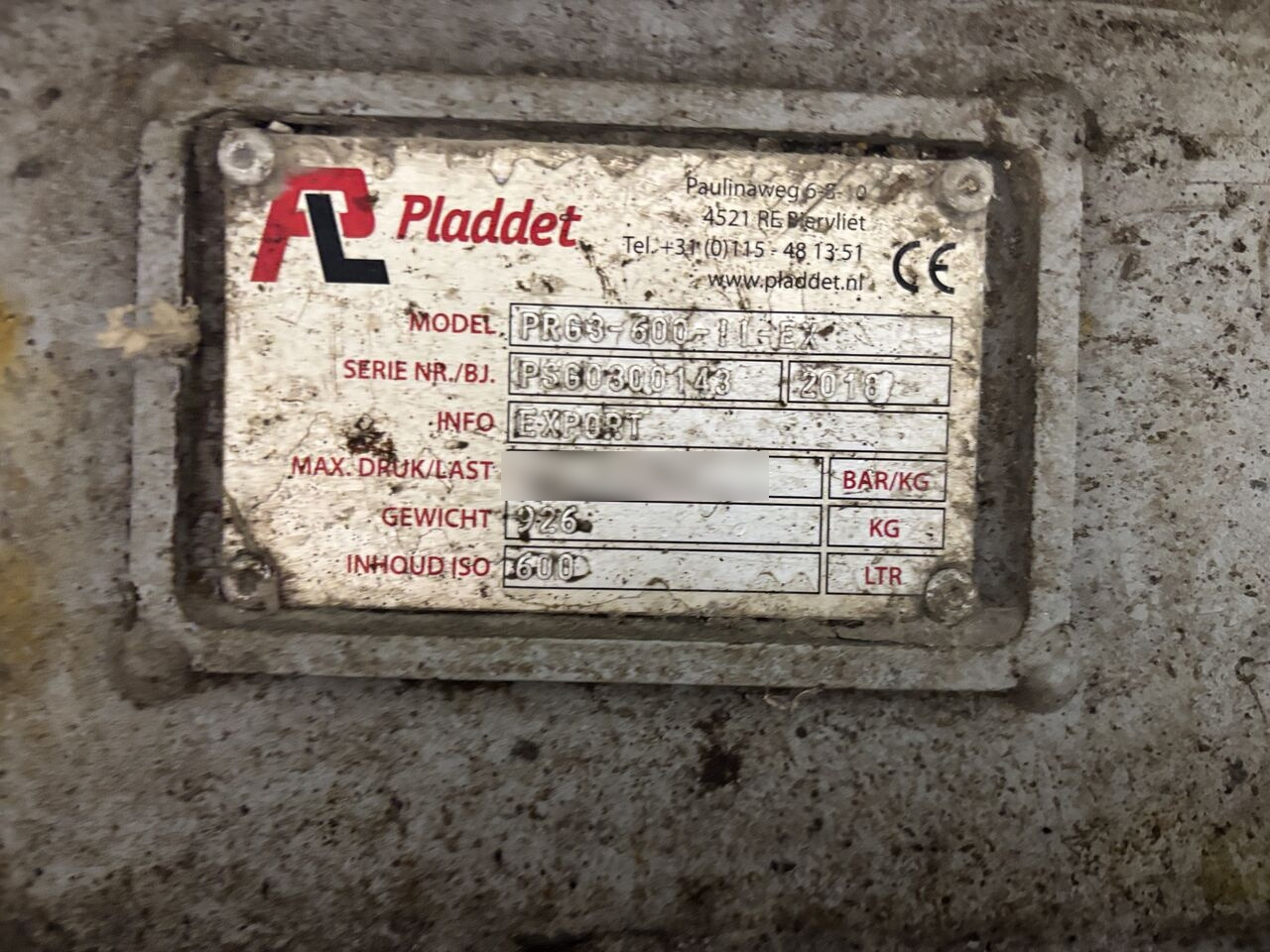 Pladdet PRG 3-600 - Grapple: picture 3 Pladdet PRG 3-600 - Grapple: picture 3