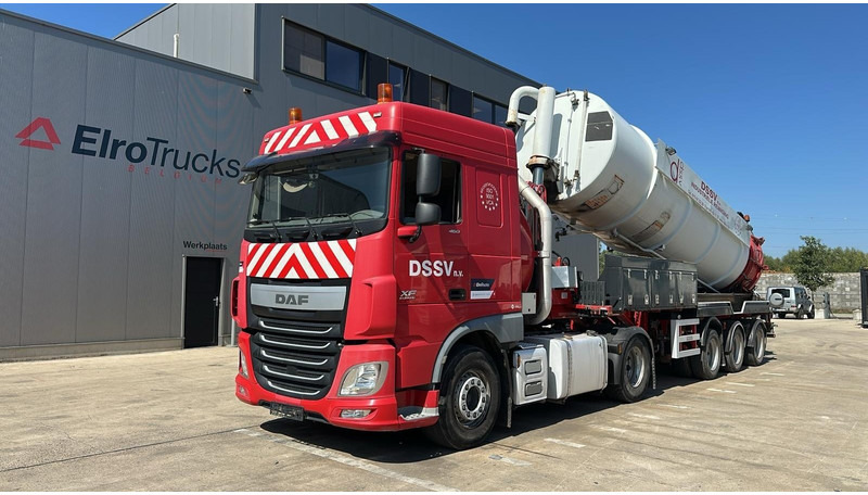 DAF XF 460 (17500L / IPSAM VACUUM + HIGH PRESSURE / BELGIAN TRUCK + TRAILER / TOP CONDITION) - Vacuum truck: picture 1 DAF XF 460 (17500L / IPSAM VACUUM + HIGH PRESSURE / BELGIAN TRUCK + TRAILER / TOP CONDITION) - Vacuum truck: picture 1