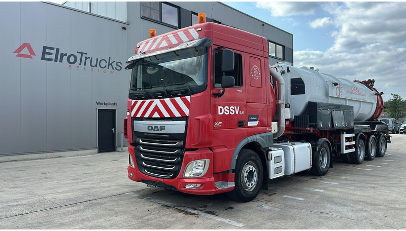 DAF XF 460 (17500L / IPSAM VACUUM + HIGH PRESSURE / BELGIAN TRUCK + TRAILER / TOP CONDITION) - Vacuum truck: picture 2 DAF XF 460 (17500L / IPSAM VACUUM + HIGH PRESSURE / BELGIAN TRUCK + TRAILER / TOP CONDITION) - Vacuum truck: picture 2