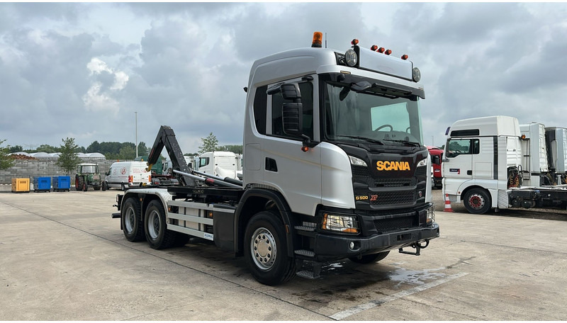 Scania G500 XT (BE TRUCK / FIRST OWNER / HIAB MULTILIFT / SHORT WHEELBASE / FULL AIR / BIG HUB) - Hook lift truck: picture 4 Scania G500 XT (BE TRUCK / FIRST OWNER / HIAB MULTILIFT / SHORT WHEELBASE / FULL AIR / BIG HUB) - Hook lift truck: picture 4