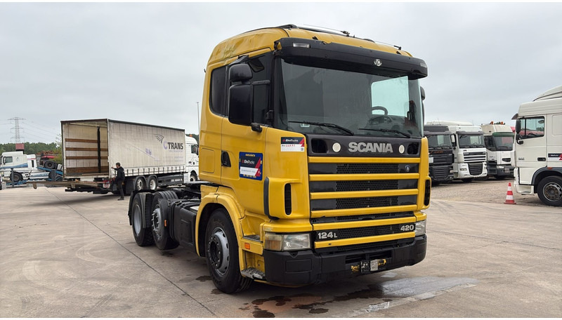 Scania 124-420 (6X2 / 8 TYRES / ORIGINAL TRACTOR UNIT / FRONT STEEL) - Tractor unit: picture 3 Scania 124-420 (6X2 / 8 TYRES / ORIGINAL TRACTOR UNIT / FRONT STEEL) - Tractor unit: picture 3