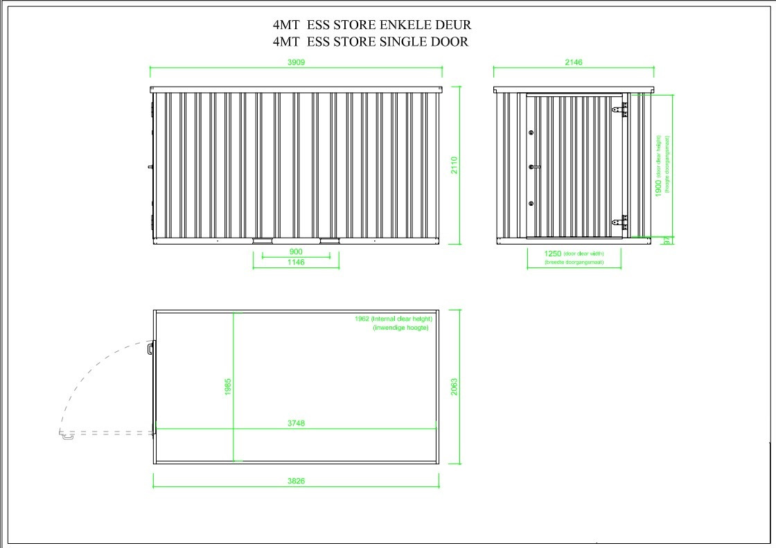 4m ED KZ RAL7021 - Swap body/ Container: picture 3 4m ED KZ RAL7021 - Swap body/ Container: picture 3