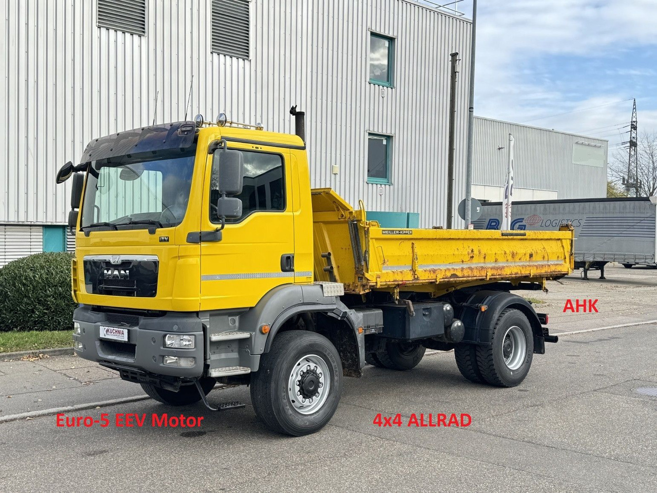 MAN TGM 18.340 4x4 ALLRAD MEILLER 3-S Kipper AHK - Tipper: picture 1 MAN TGM 18.340 4x4 ALLRAD MEILLER 3-S Kipper AHK - Tipper: picture 1