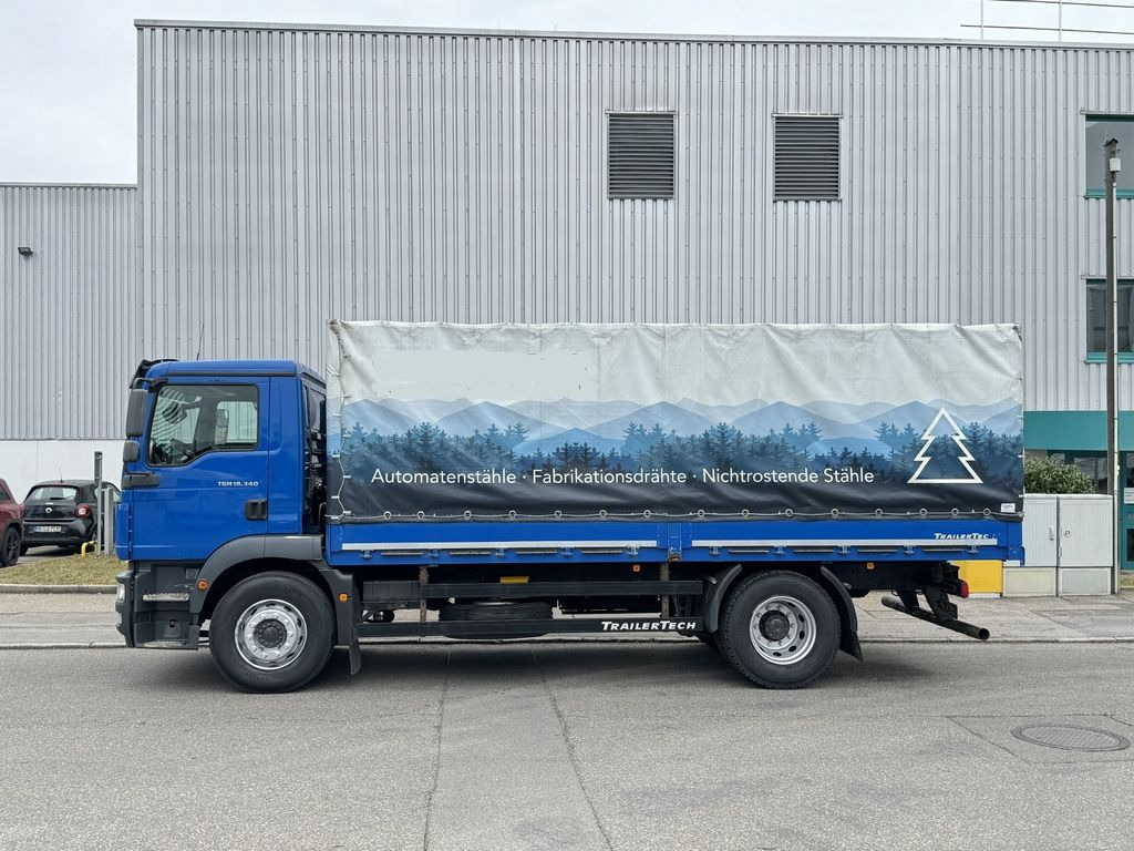 MAN TGM 18.340 Pritsche 6m Klima Edscha AHK Autom. - Curtainsider truck: picture 4 MAN TGM 18.340 Pritsche 6m Klima Edscha AHK Autom. - Curtainsider truck: picture 4
