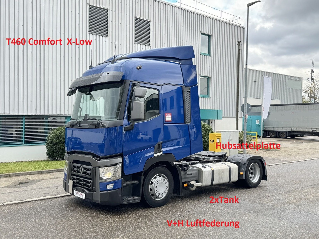 Renault T460 S-Cab X-Low 2-Tanks Hubsattel Standklima - Tractor unit: picture 1 Renault T460 S-Cab X-Low 2-Tanks Hubsattel Standklima - Tractor unit: picture 1
