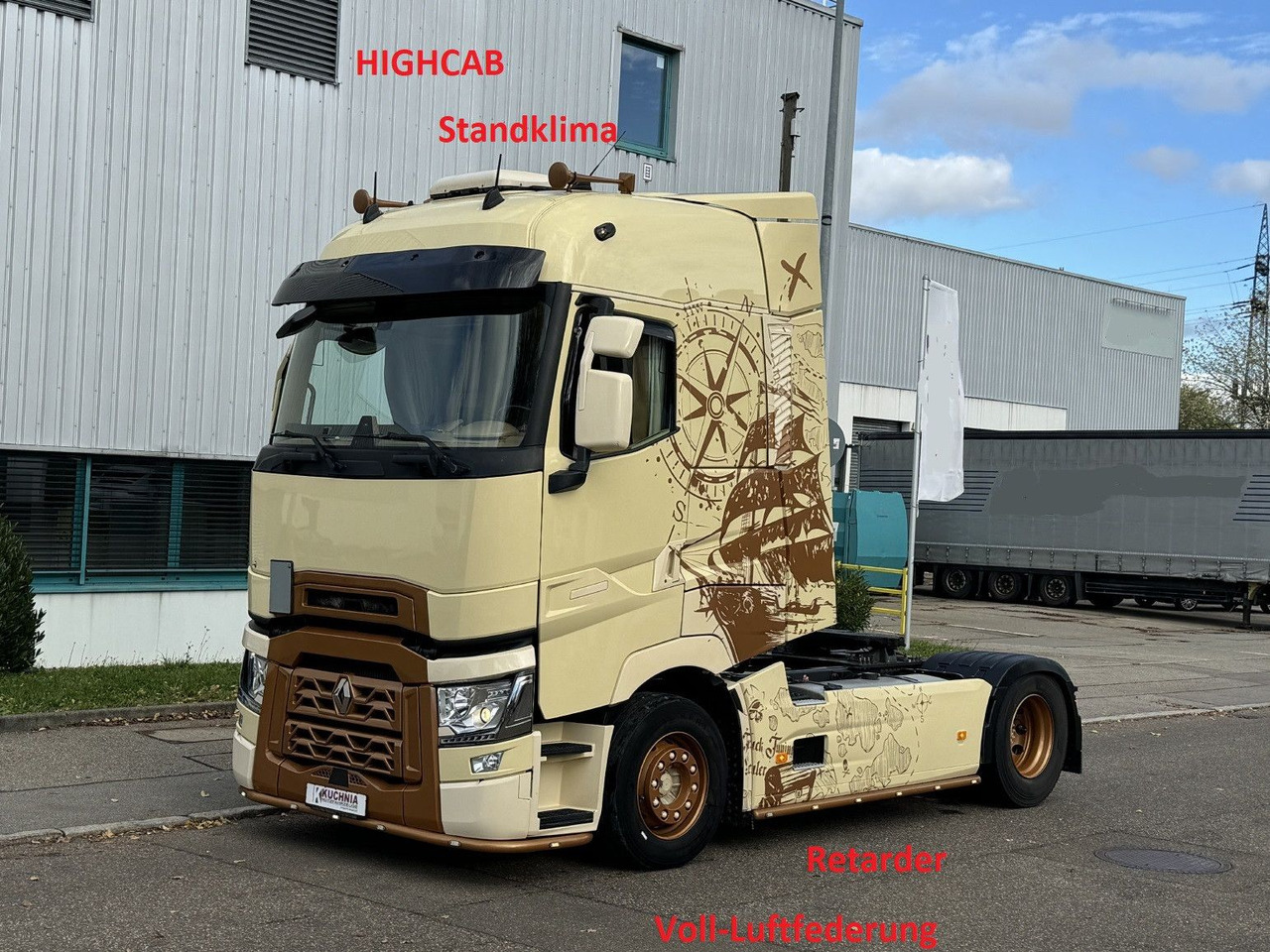 Renault T520 HIGHCAB TTC-Umbau 2-Tanks Retarder Standkli - Tractor unit: picture 2 Renault T520 HIGHCAB TTC-Umbau 2-Tanks Retarder Standkli - Tractor unit: picture 2