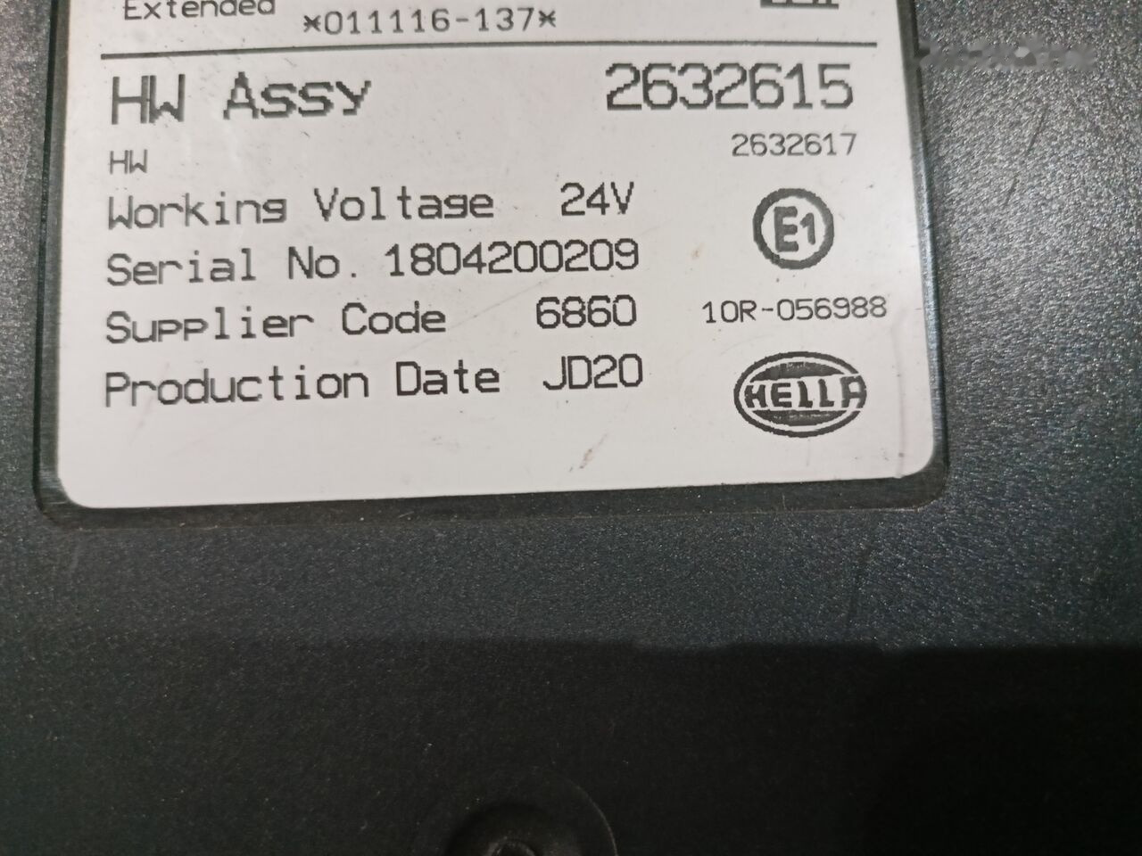 Scania G,R,S 2632613 truck - ECU for Truck: picture 4 Scania G,R,S 2632613 truck - ECU for Truck: picture 4