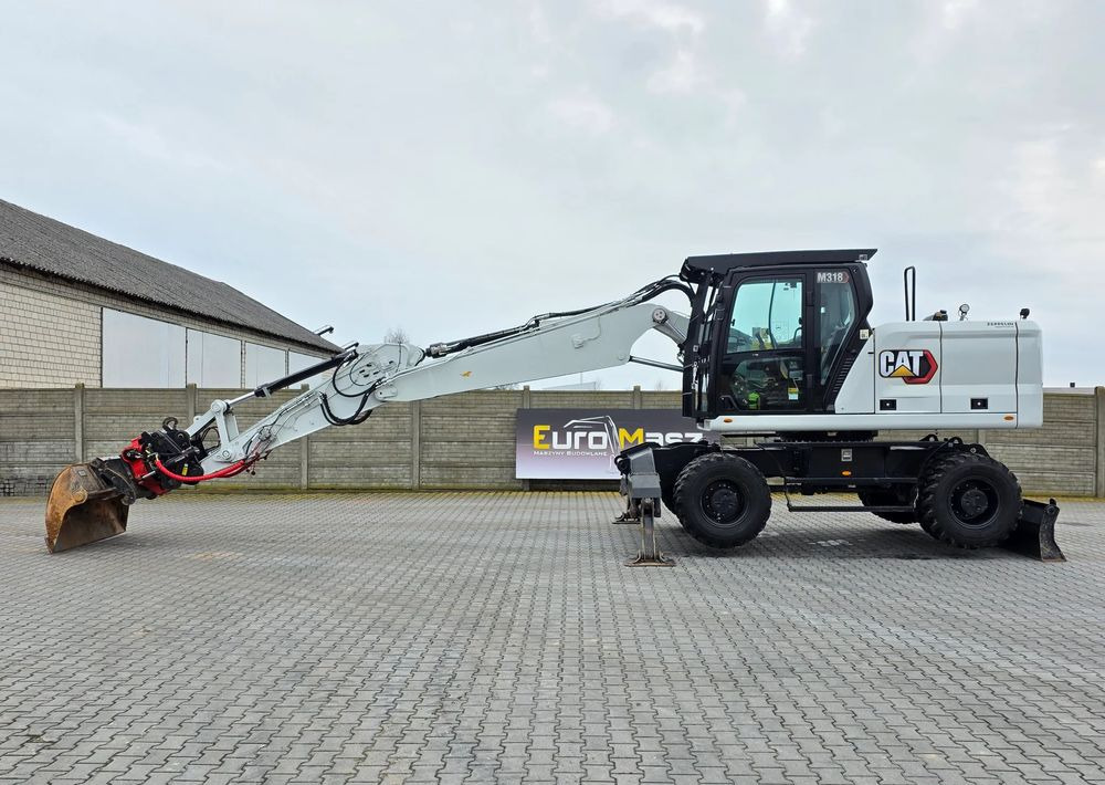 Caterpillar 318, 2021 ROK, 2200 MTH, ROTOTILT R5 - Wheel excavator: picture 4 Caterpillar 318, 2021 ROK, 2200 MTH, ROTOTILT R5 - Wheel excavator: picture 4