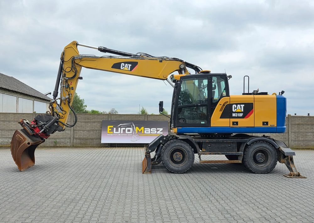 Caterpillar M318F, 2018 ROK, PODPORY + PŁUG, ROTOTILT - Wheel excavator: picture 2 Caterpillar M318F, 2018 ROK, PODPORY + PŁUG, ROTOTILT - Wheel excavator: picture 2