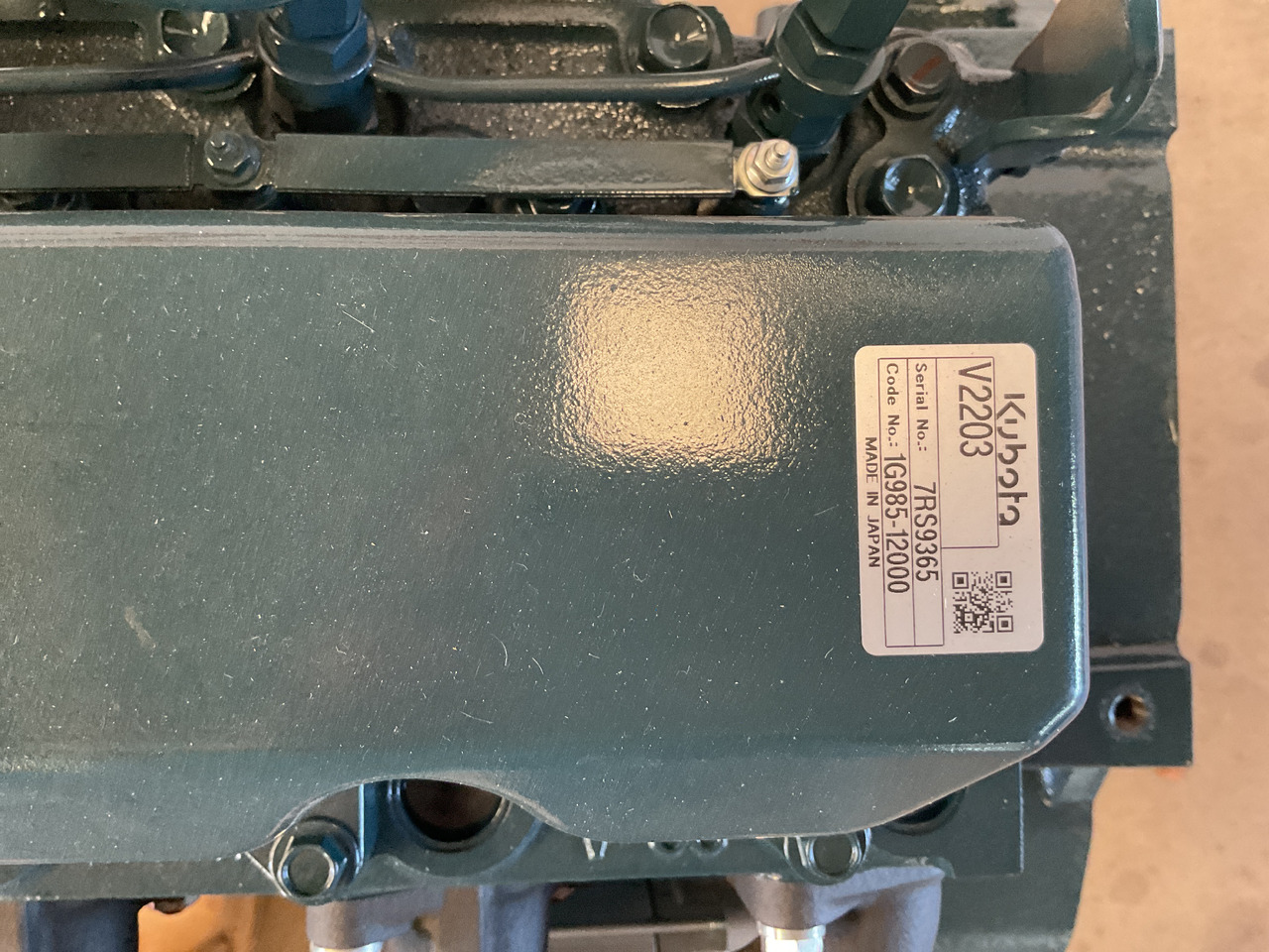 Kubota V2203-BG-ES03 - Engine: picture 3 Kubota V2203-BG-ES03 - Engine: picture 3