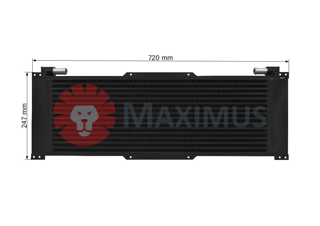 CATERPILLAR 416E , 432E , 420E , 442E , 434E , 422E , 444E , 428E - Oil cooler for Backhoe loader: picture 2 CATERPILLAR 416E , 432E , 420E , 442E , 434E , 422E , 444E , 428E - Oil cooler for Backhoe loader: picture 2