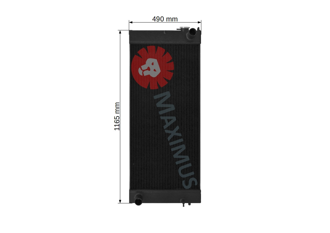 DOOSAN DX190W DX225LC - Radiator for Excavator: picture 3 DOOSAN DX190W DX225LC - Radiator for Excavator: picture 3