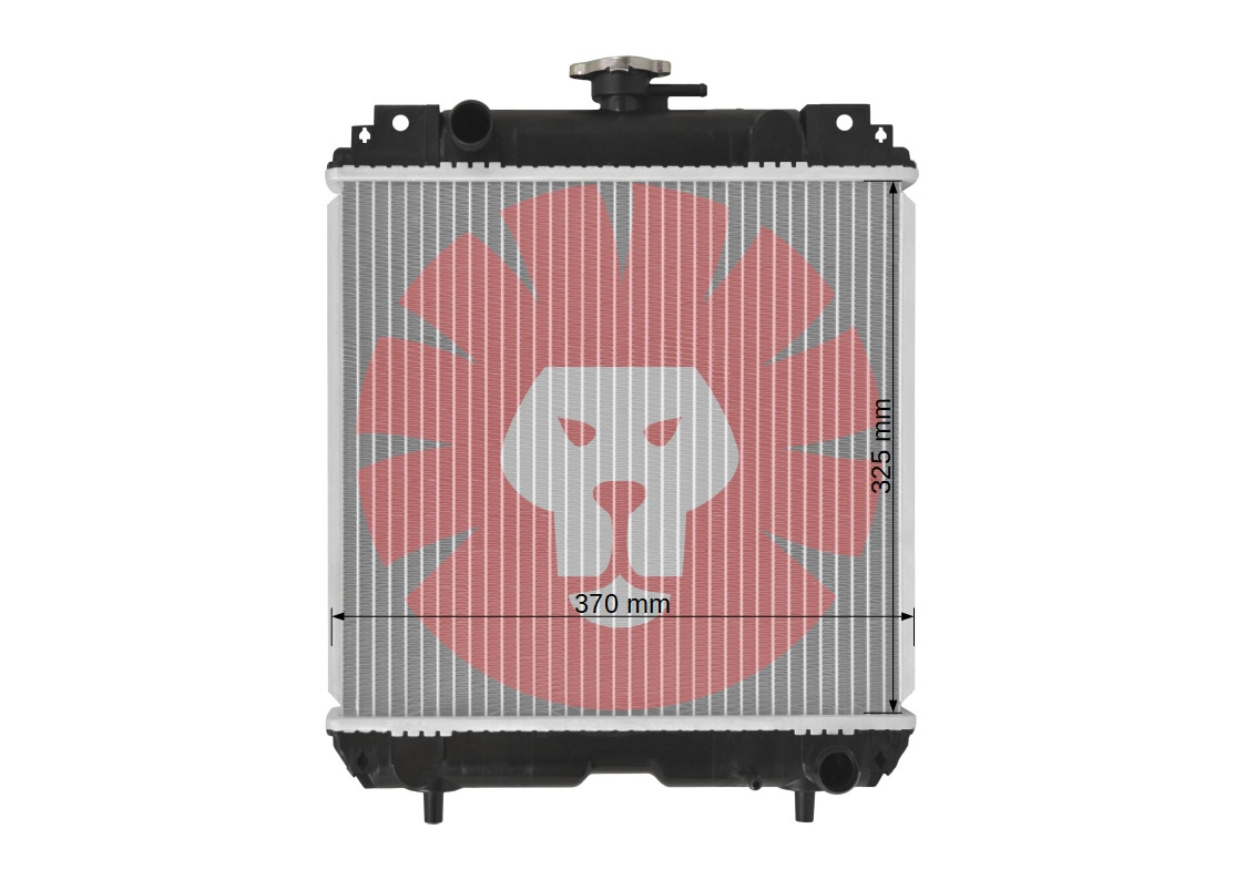 HITACHI EX30 EX35 - Radiator for Mini excavator: picture 3 HITACHI EX30 EX35 - Radiator for Mini excavator: picture 3