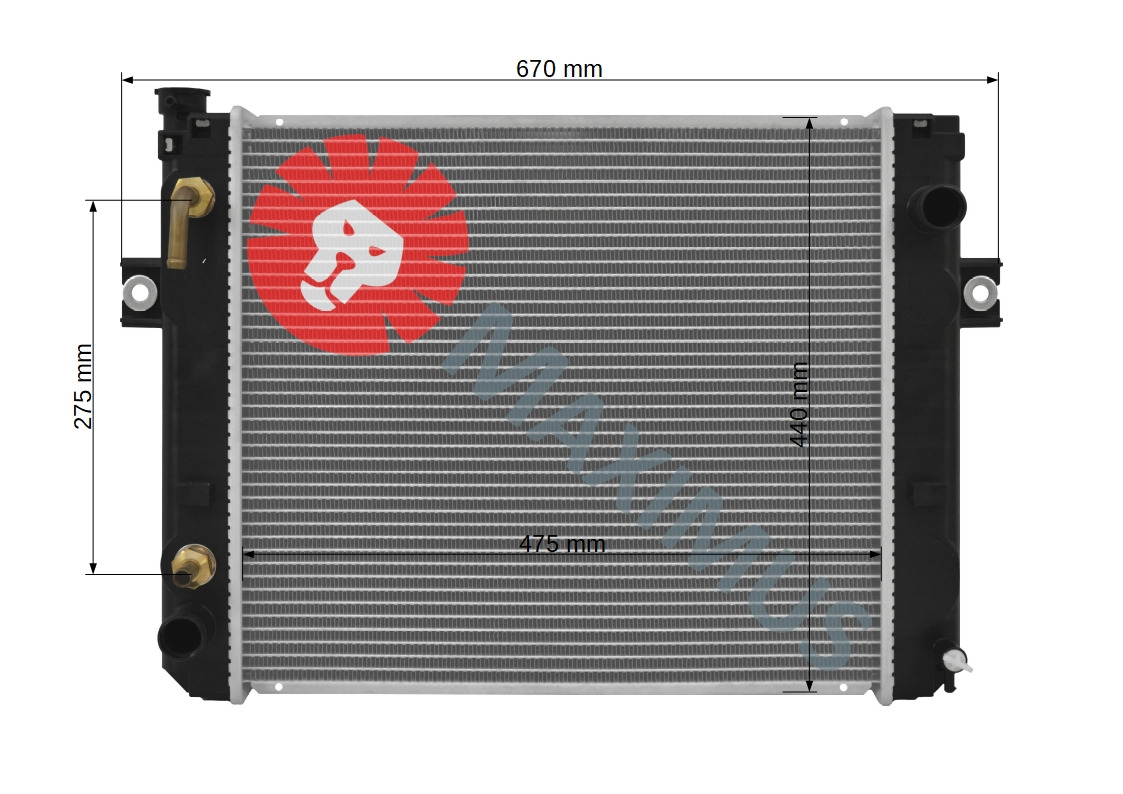 HYSTER WÓZEK WIDŁOWY - Radiator for Forklift: picture 2 HYSTER WÓZEK WIDŁOWY - Radiator for Forklift: picture 2