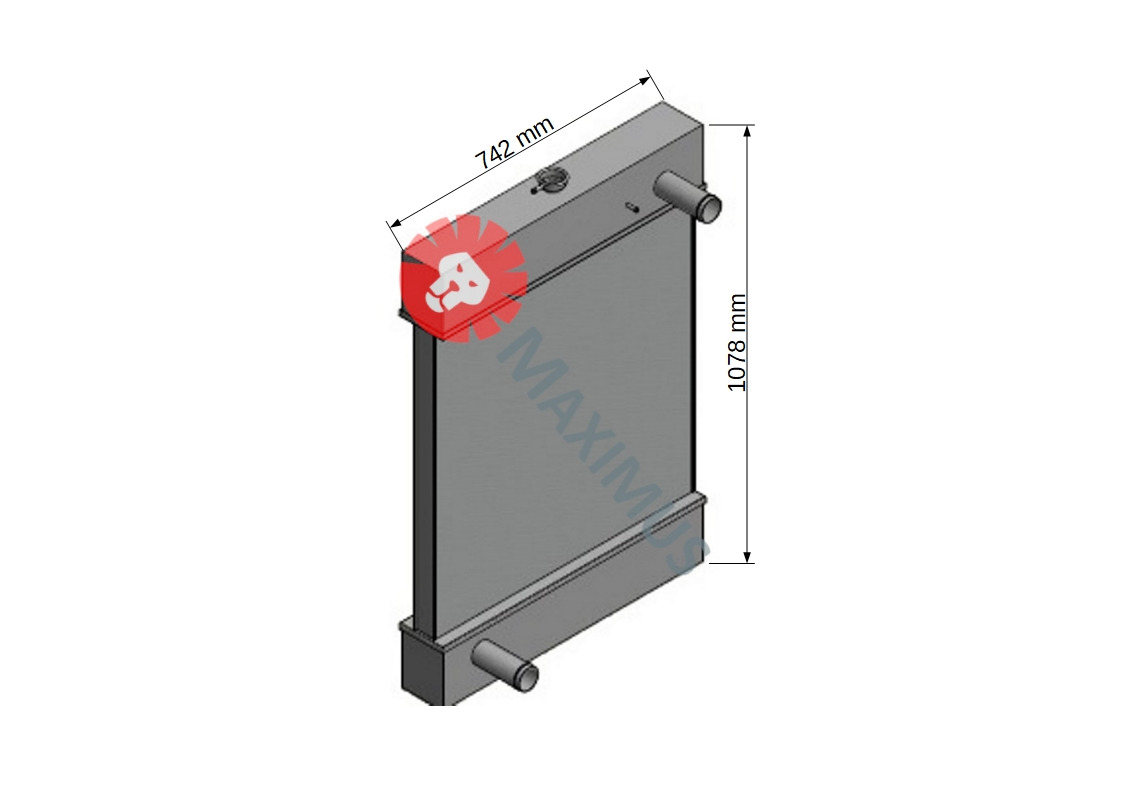 HYUNDAI R250LC7 - Radiator for Excavator: picture 2 HYUNDAI R250LC7 - Radiator for Excavator: picture 2