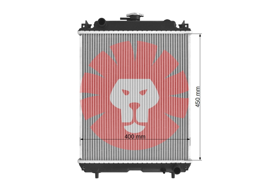ISEKI TG33 - Radiator for Compact tractor: picture 3 ISEKI TG33 - Radiator for Compact tractor: picture 3