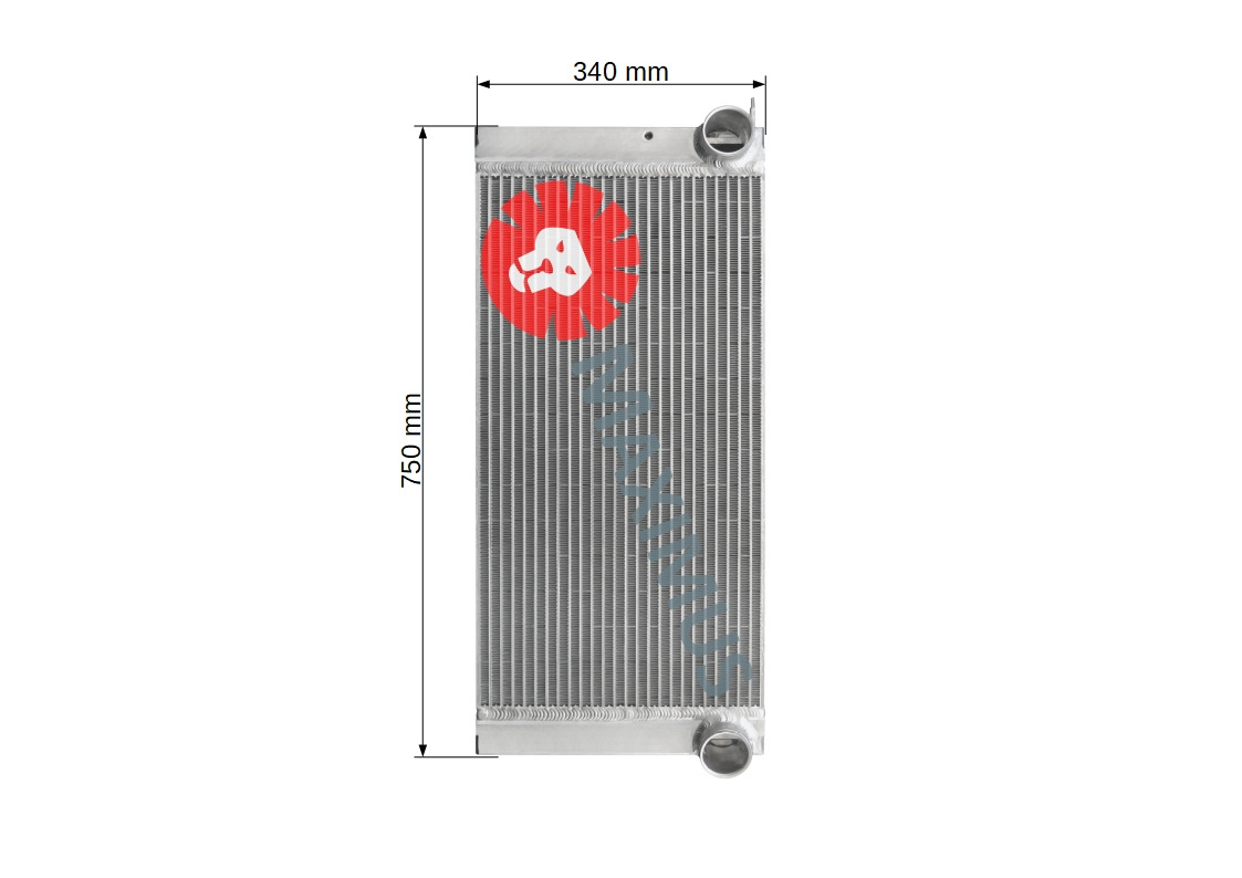 JCB 536-70 540-140 531-70 533-105 535-95 536-60 536-70 540-170 541-70 550-140 - Radiator for Telescopic handler: picture 3 JCB 536-70 540-140 531-70 533-105 535-95 536-60 536-70 540-170 541-70 550-140 - Radiator for Telescopic handler: picture 3