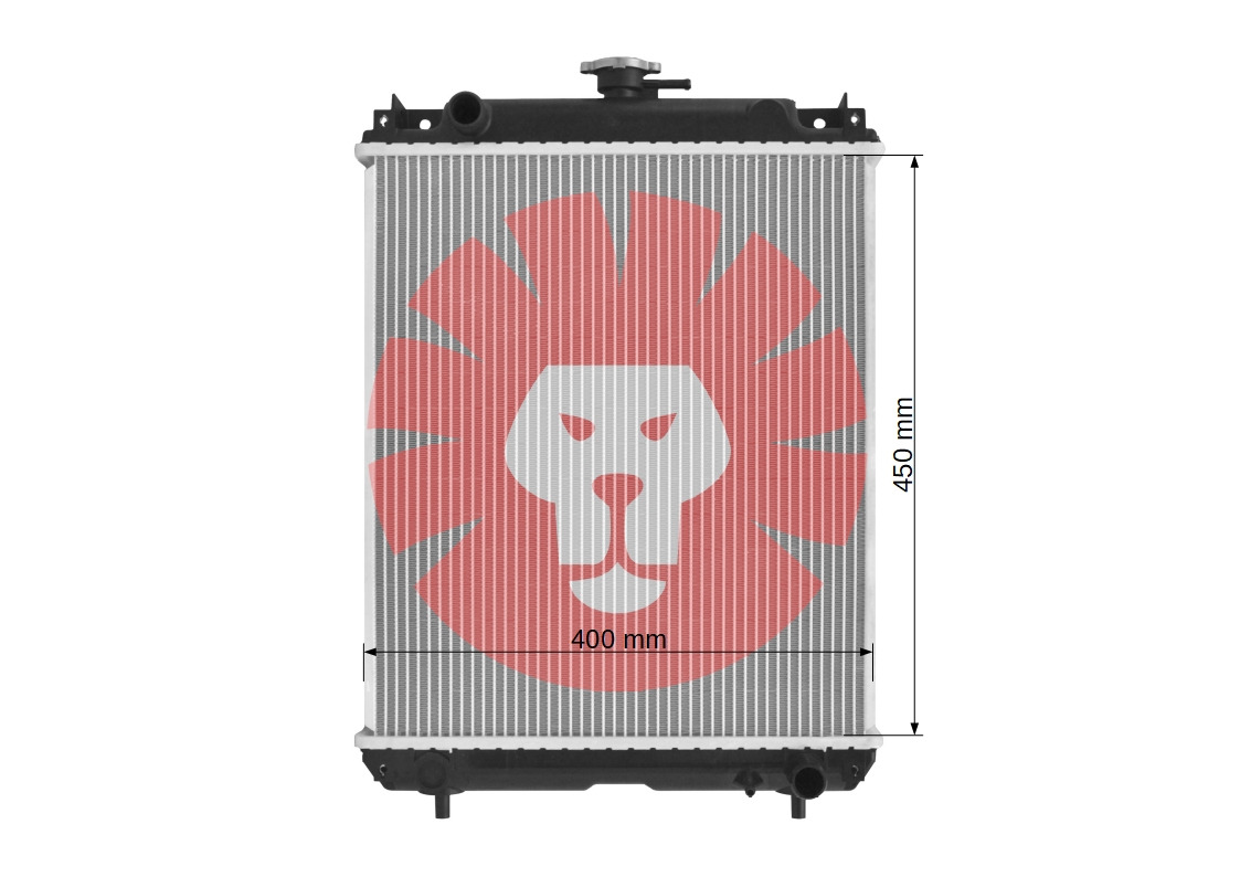 KOMATSU PC40MRX , PC40MR , PC45MRX , PC45MR - Radiator for Mini excavator: picture 3 KOMATSU PC40MRX , PC40MR , PC45MRX , PC45MR - Radiator for Mini excavator: picture 3
