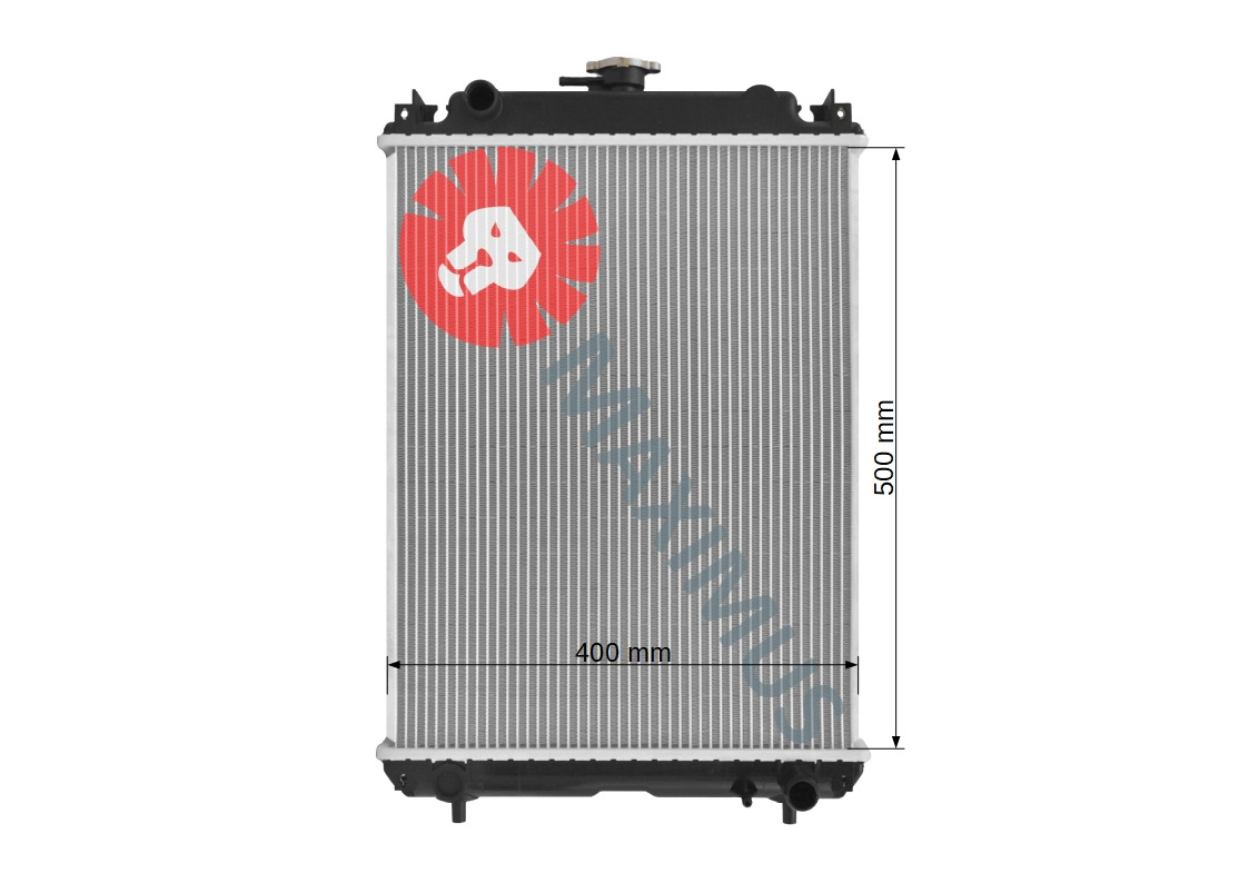 KOMATSU PC58UU - Radiator for Mini excavator: picture 3 KOMATSU PC58UU - Radiator for Mini excavator: picture 3