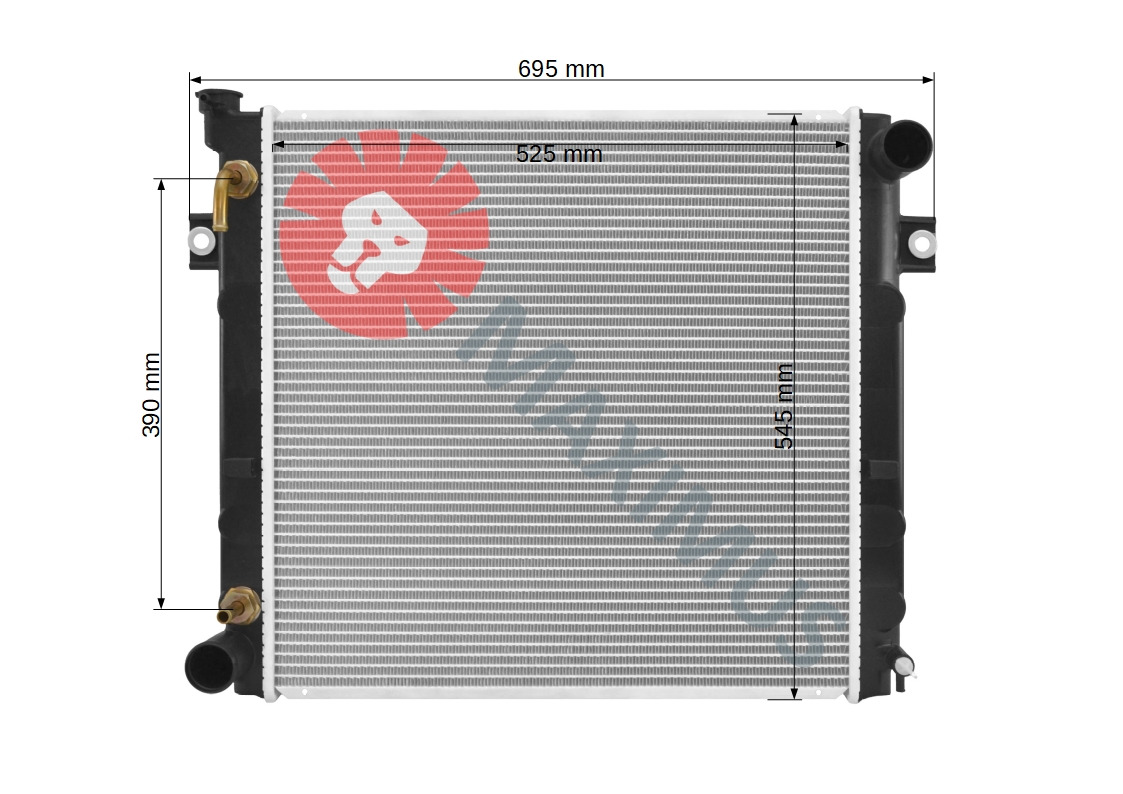 TOYOTA FORKLIFT WÓZEK WIDŁOWY - Radiator for Forklift: picture 3 TOYOTA FORKLIFT WÓZEK WIDŁOWY - Radiator for Forklift: picture 3
