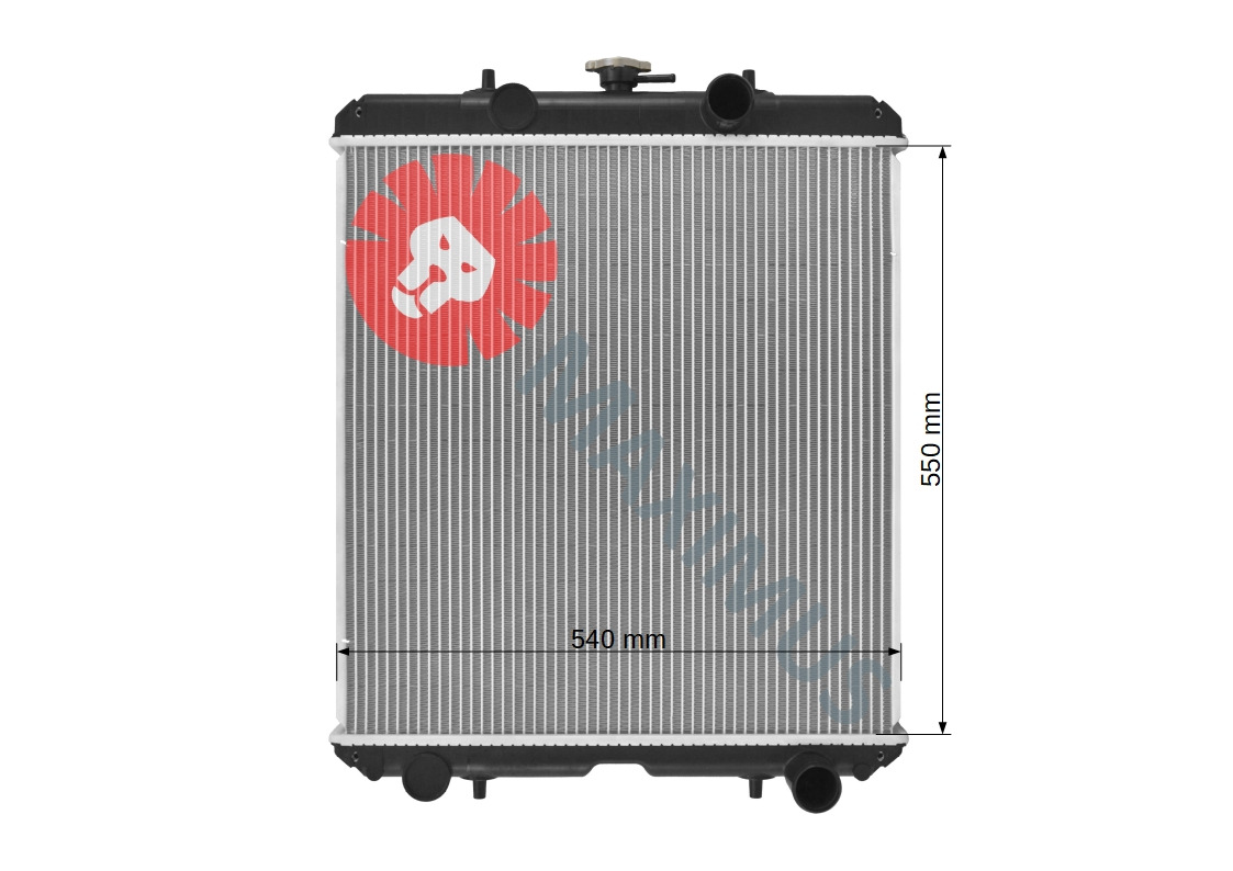 YANMAR F14B - Radiator for Compact tractor: picture 3 YANMAR F14B - Radiator for Compact tractor: picture 3