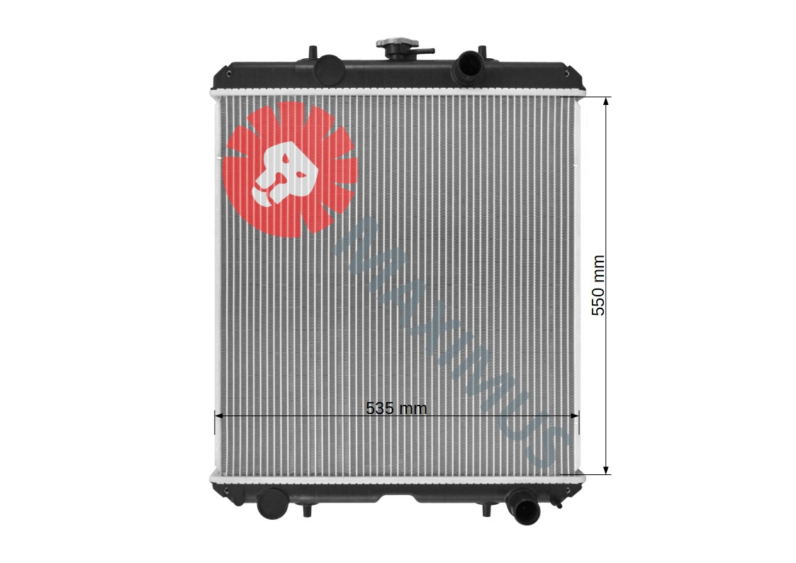 YANMAR F14B - Radiator for Compact tractor: picture 2 YANMAR F14B - Radiator for Compact tractor: picture 2