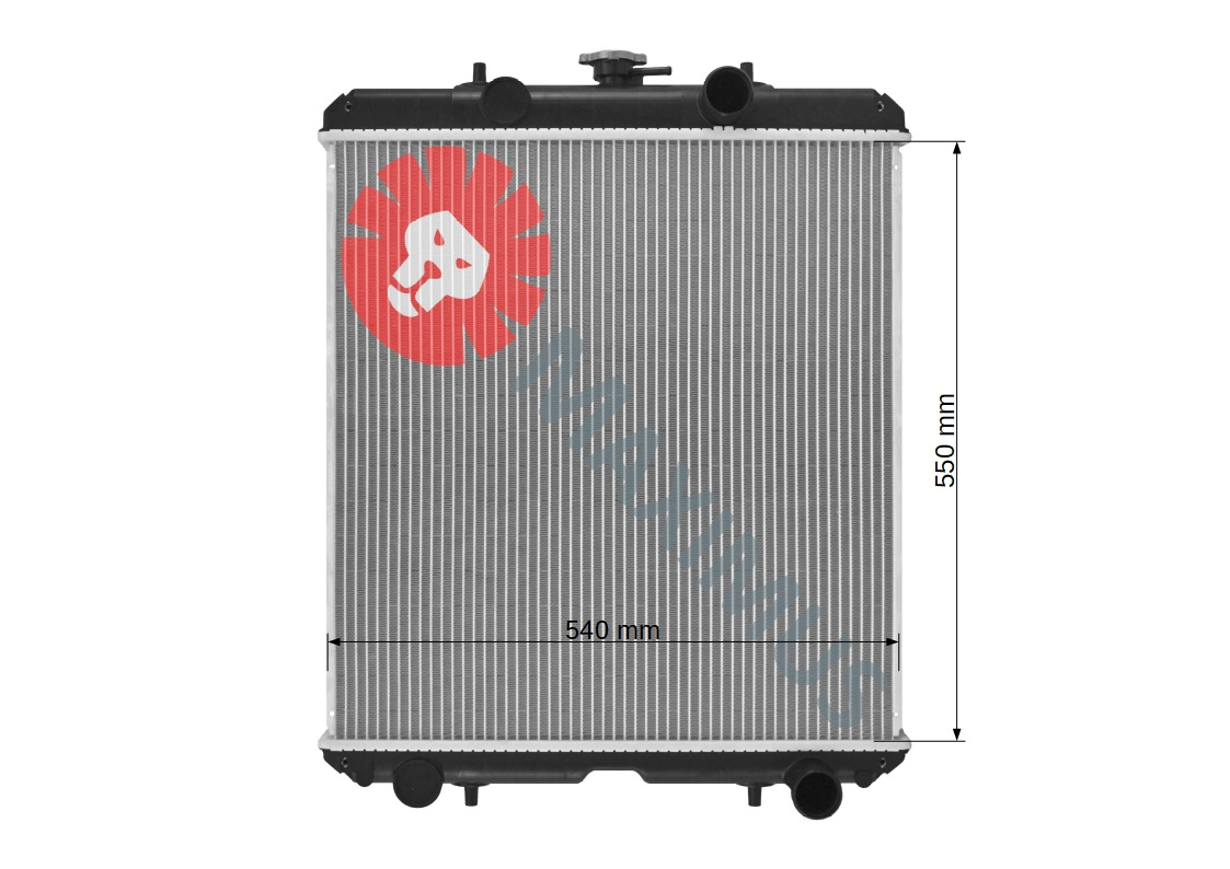 YANMAR  - Radiator for Compact tractor: picture 3 YANMAR  - Radiator for Compact tractor: picture 3