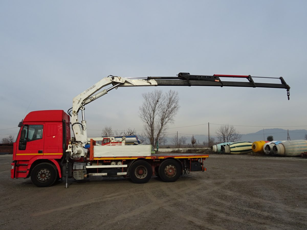 Dropside/ Flatbed truck, Crane truck IVECO EUROSTAR 240E42 BONFIGLIOLI P30500XL: picture 7 Dropside/ Flatbed truck, Crane truck IVECO EUROSTAR 240E42 BONFIGLIOLI P30500XL: picture 7
