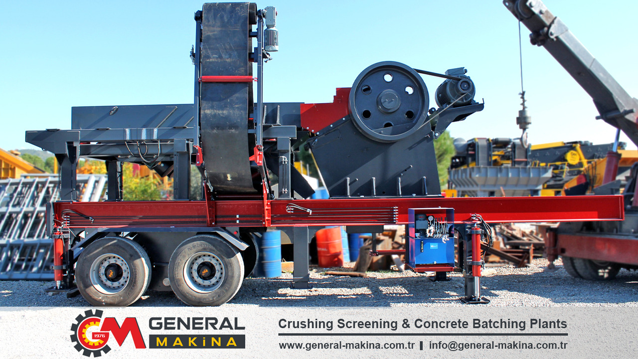 GENERAL MAKİNA Semi Mobile Crushing Plant - Jaw crusher: picture 1 GENERAL MAKİNA Semi Mobile Crushing Plant - Jaw crusher: picture 1