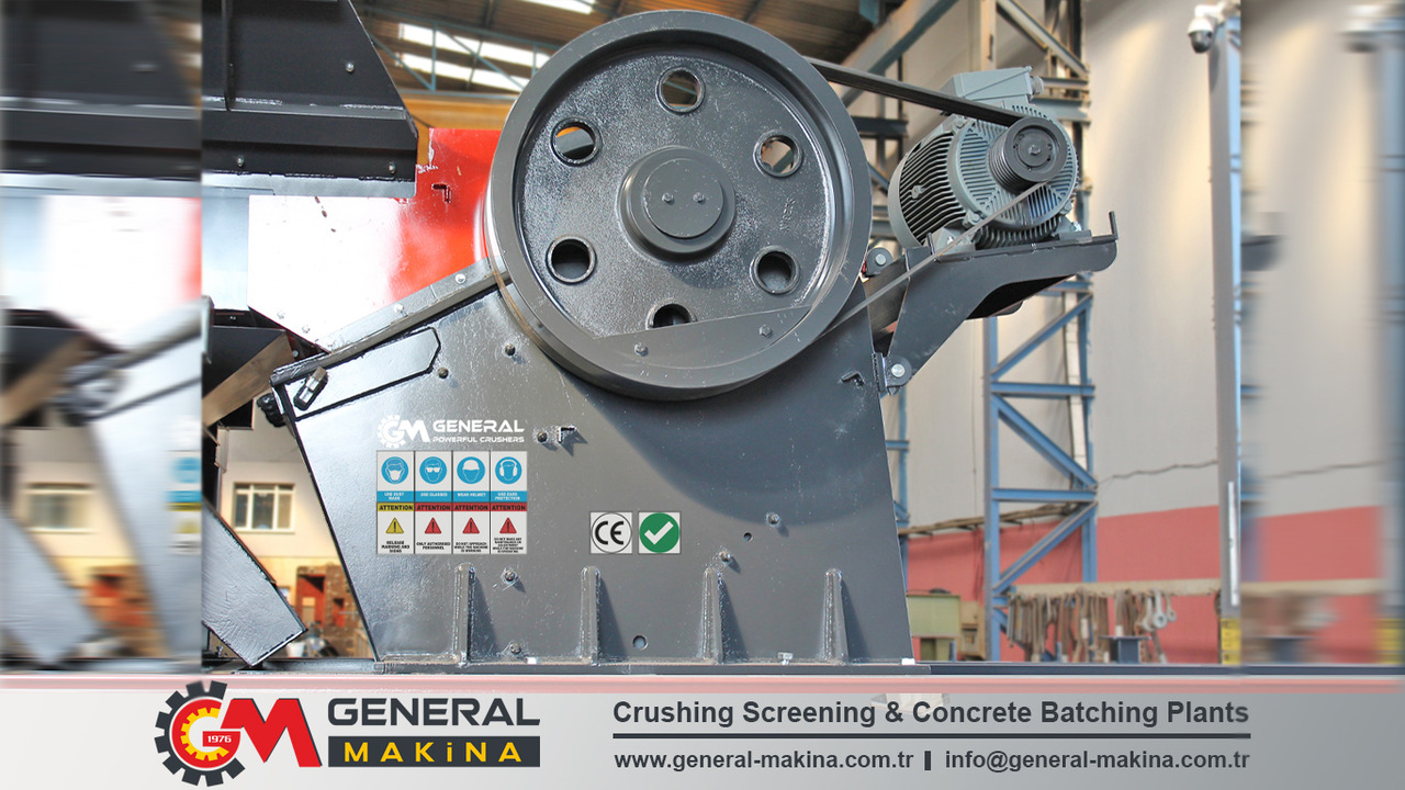 General Makina 350 TPH Jaw Hard Rock Crusher - Jaw crusher: picture 4 General Makina 350 TPH Jaw Hard Rock Crusher - Jaw crusher: picture 4