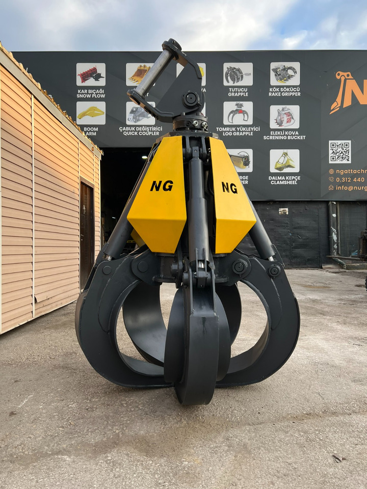 ORANGE PEEL GRAPPLE - SCRAP GRAPPLE - GREIFER - Grapple for Excavator: picture 1 ORANGE PEEL GRAPPLE - SCRAP GRAPPLE - GREIFER - Grapple for Excavator: picture 1