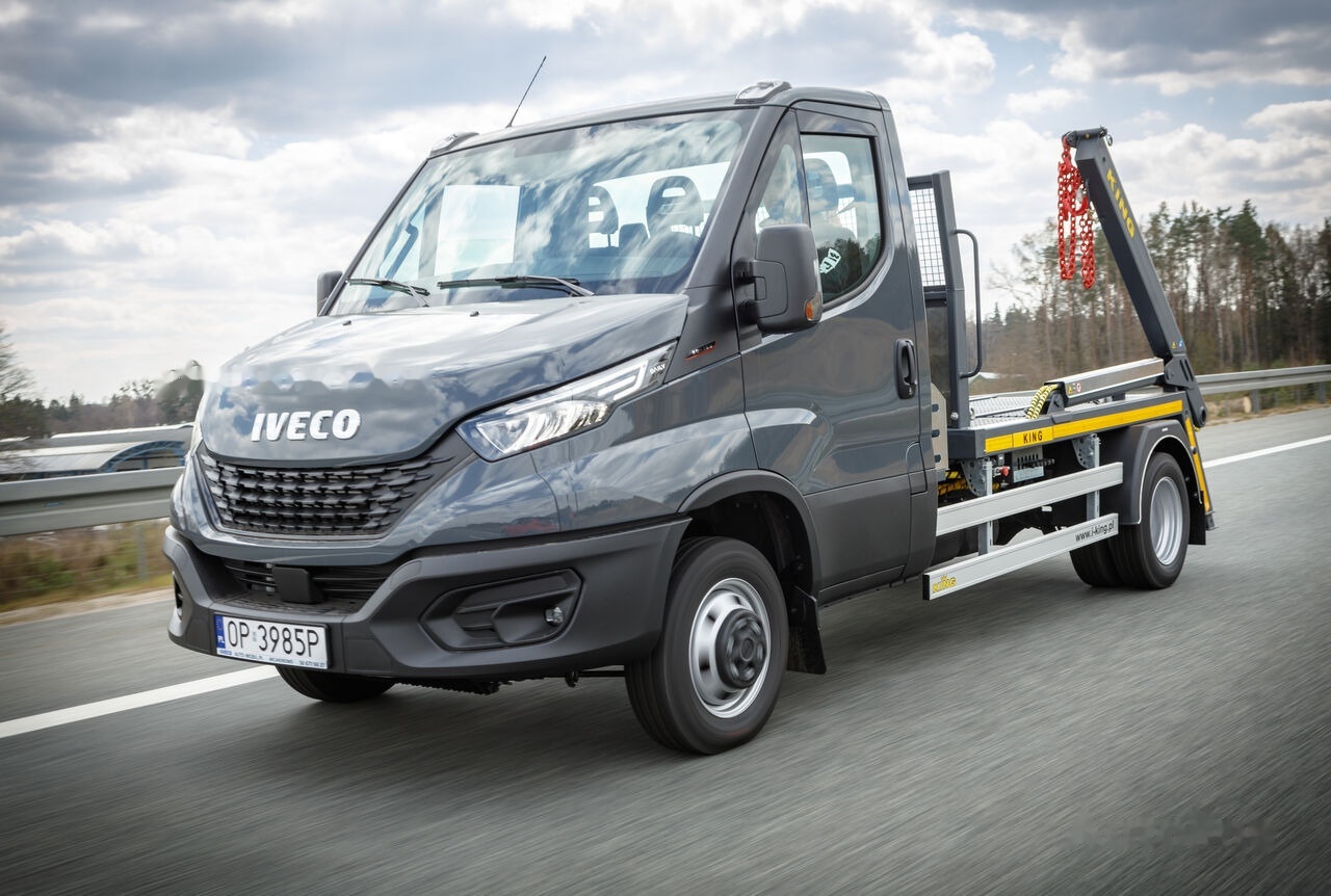 IVECO Daily 70C18 + KING Bramowiec / Skiploader / Absetzkipper - Skip loader truck: picture 1 IVECO Daily 70C18 + KING Bramowiec / Skiploader / Absetzkipper - Skip loader truck: picture 1