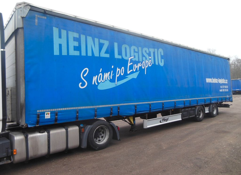 Fliegl SZS 320, LOWDECK, 2 ACHSE!!!, NUTZLAST 25.500 KG - Curtainsider semi-trailer: picture 2 Fliegl SZS 320, LOWDECK, 2 ACHSE!!!, NUTZLAST 25.500 KG - Curtainsider semi-trailer: picture 2