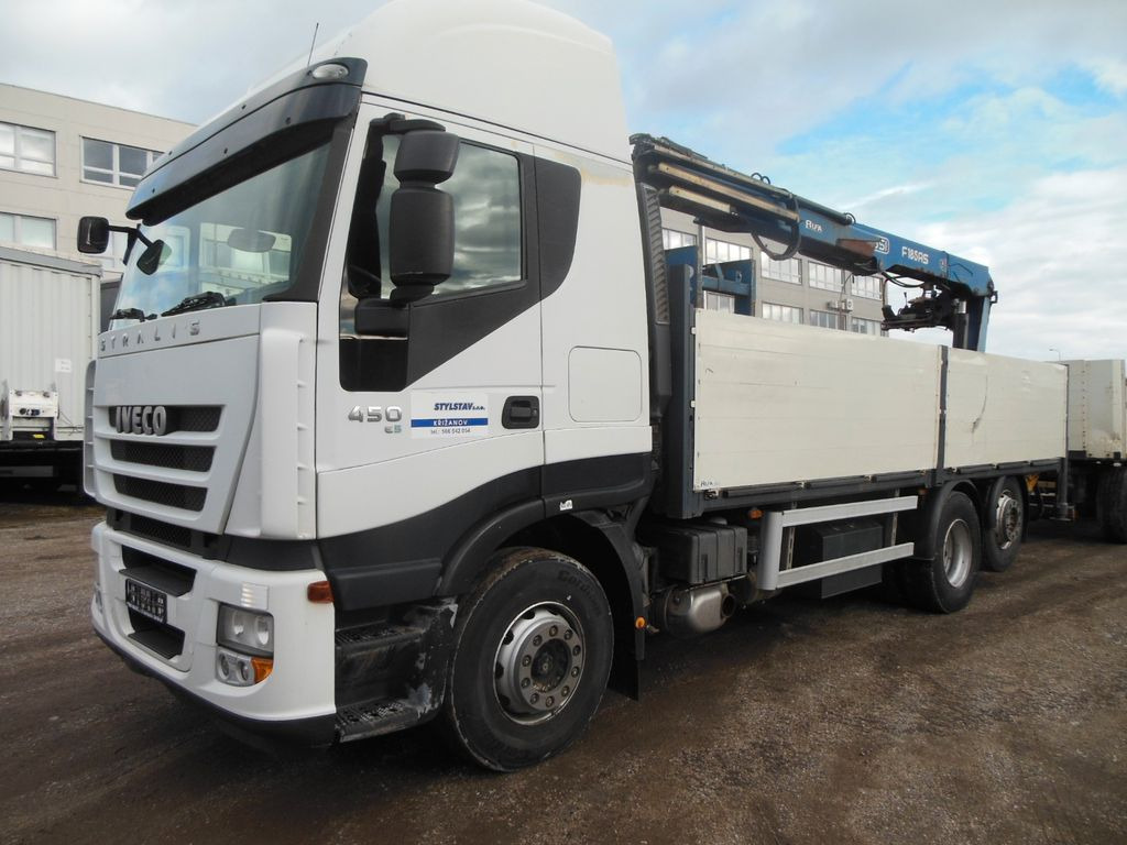 Iveco STRALIS AS 260S45, 6X2, MANUELL, FASSI F185 - Crane truck, Dropside/ Flatbed truck: picture 1 Iveco STRALIS AS 260S45, 6X2, MANUELL, FASSI F185 - Crane truck, Dropside/ Flatbed truck: picture 1