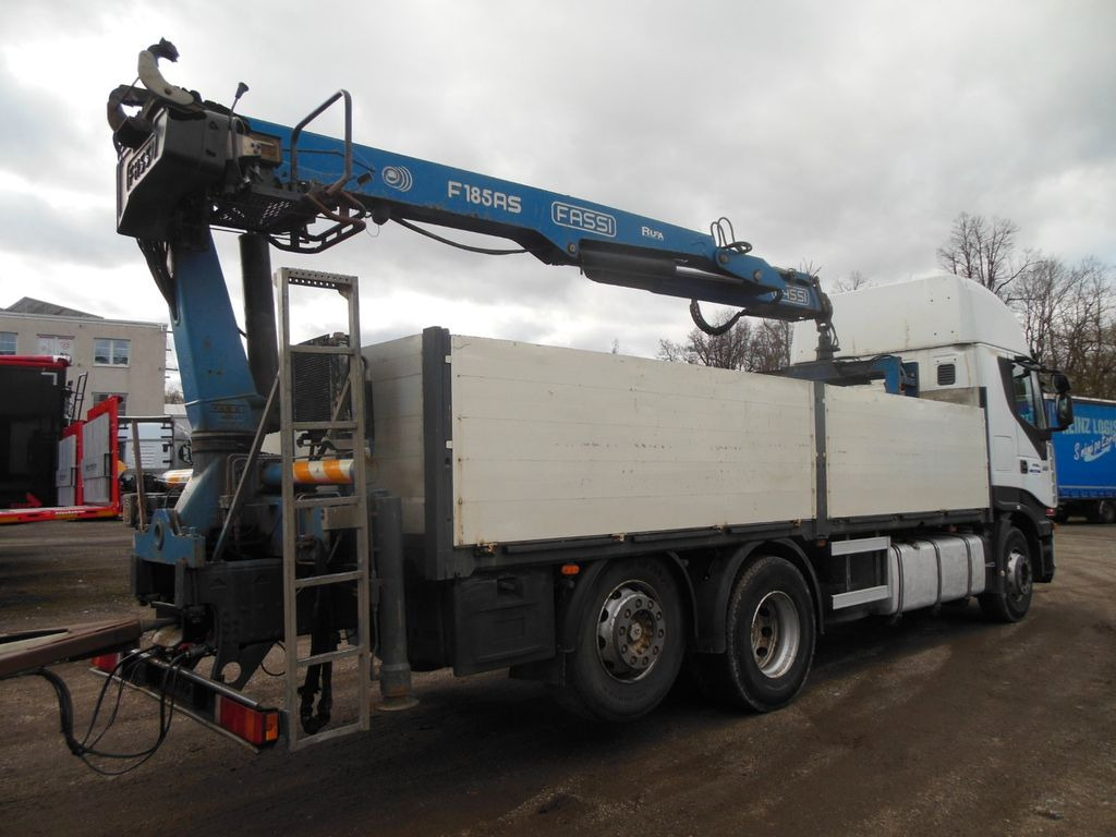 Iveco STRALIS AS 260S45, 6X2, MANUELL, FASSI F185 - Dropside/ Flatbed truck, Crane truck: picture 3 Iveco STRALIS AS 260S45, 6X2, MANUELL, FASSI F185 - Dropside/ Flatbed truck, Crane truck: picture 3