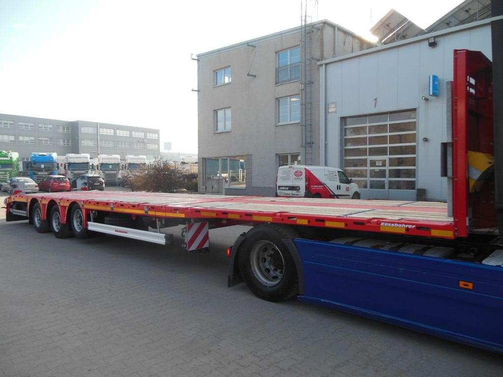 Kässbohrer K.SPA.M3, PLATTFORM MEGA TELESKOP 7M, SOFORT!!! - Dropside/ Flatbed semi-trailer: picture 2 Kässbohrer K.SPA.M3, PLATTFORM MEGA TELESKOP 7M, SOFORT!!! - Dropside/ Flatbed semi-trailer: picture 2