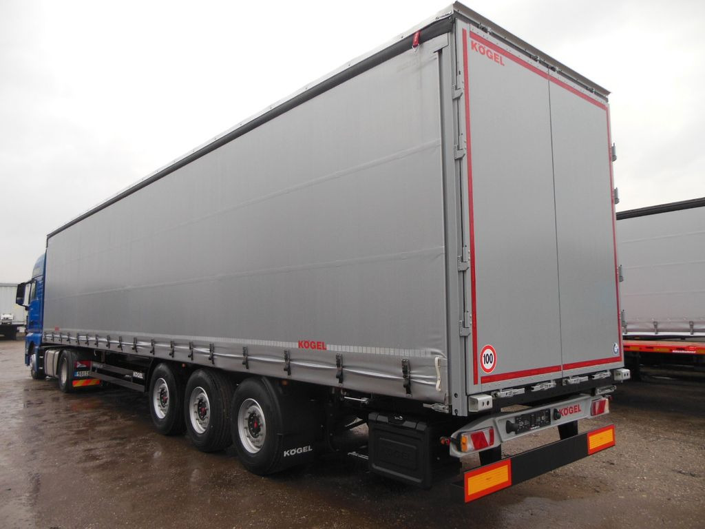 Kögel SN 24, LIFT ACHSE, SAF, AM LAGER - SOFORT - Curtainsider semi-trailer: picture 1 Kögel SN 24, LIFT ACHSE, SAF, AM LAGER - SOFORT - Curtainsider semi-trailer: picture 1