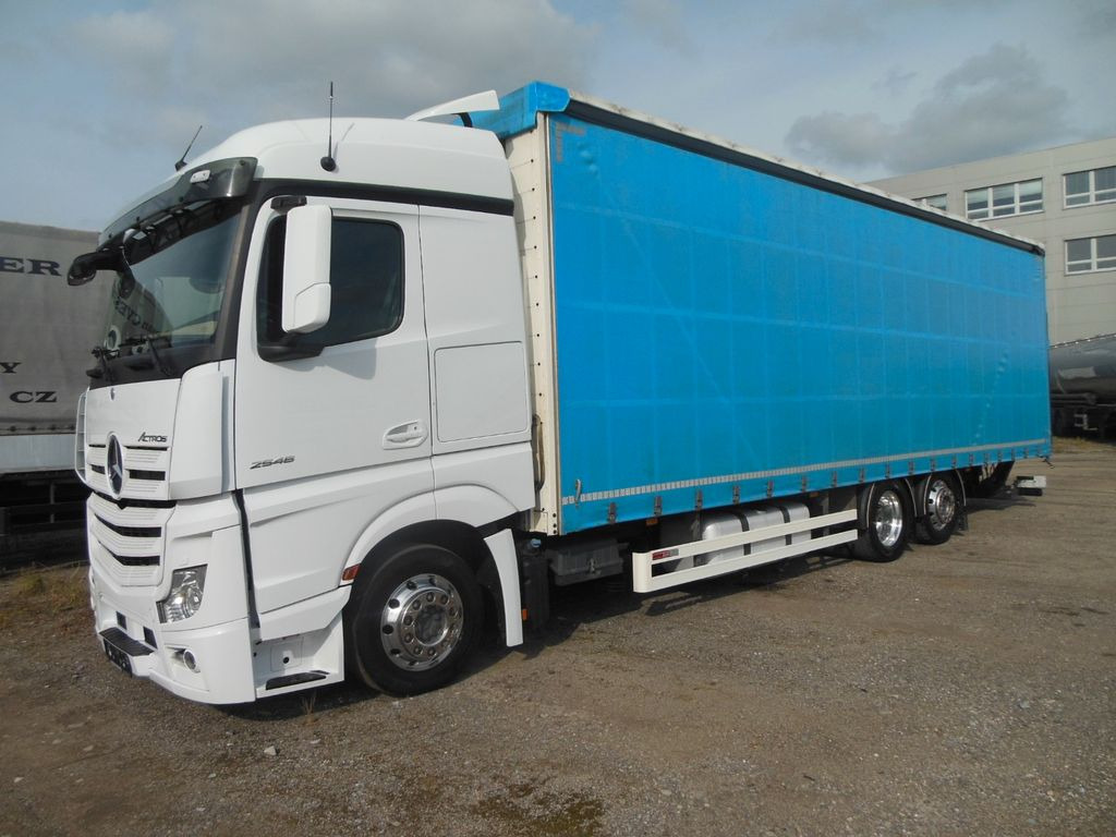 Mercedes-Benz ACTROS 2546, 24 PALETTEN, LBW, ALU FELGEN, TOP!! - Curtainsider truck: picture 1 Mercedes-Benz ACTROS 2546, 24 PALETTEN, LBW, ALU FELGEN, TOP!! - Curtainsider truck: picture 1