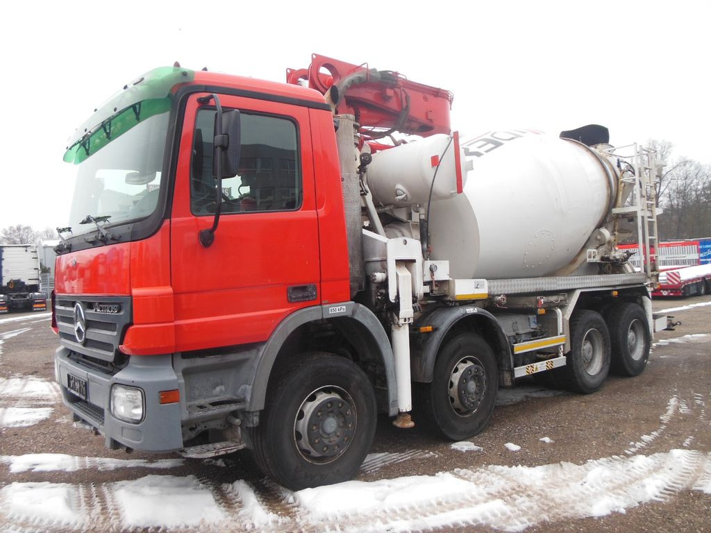 Mercedes-Benz ACTROS 3241, LIEBHERR 7m3, PUMPE PUTZMEISTER 24m - Concrete mixer truck: picture 2 Mercedes-Benz ACTROS 3241, LIEBHERR 7m3, PUMPE PUTZMEISTER 24m - Concrete mixer truck: picture 2