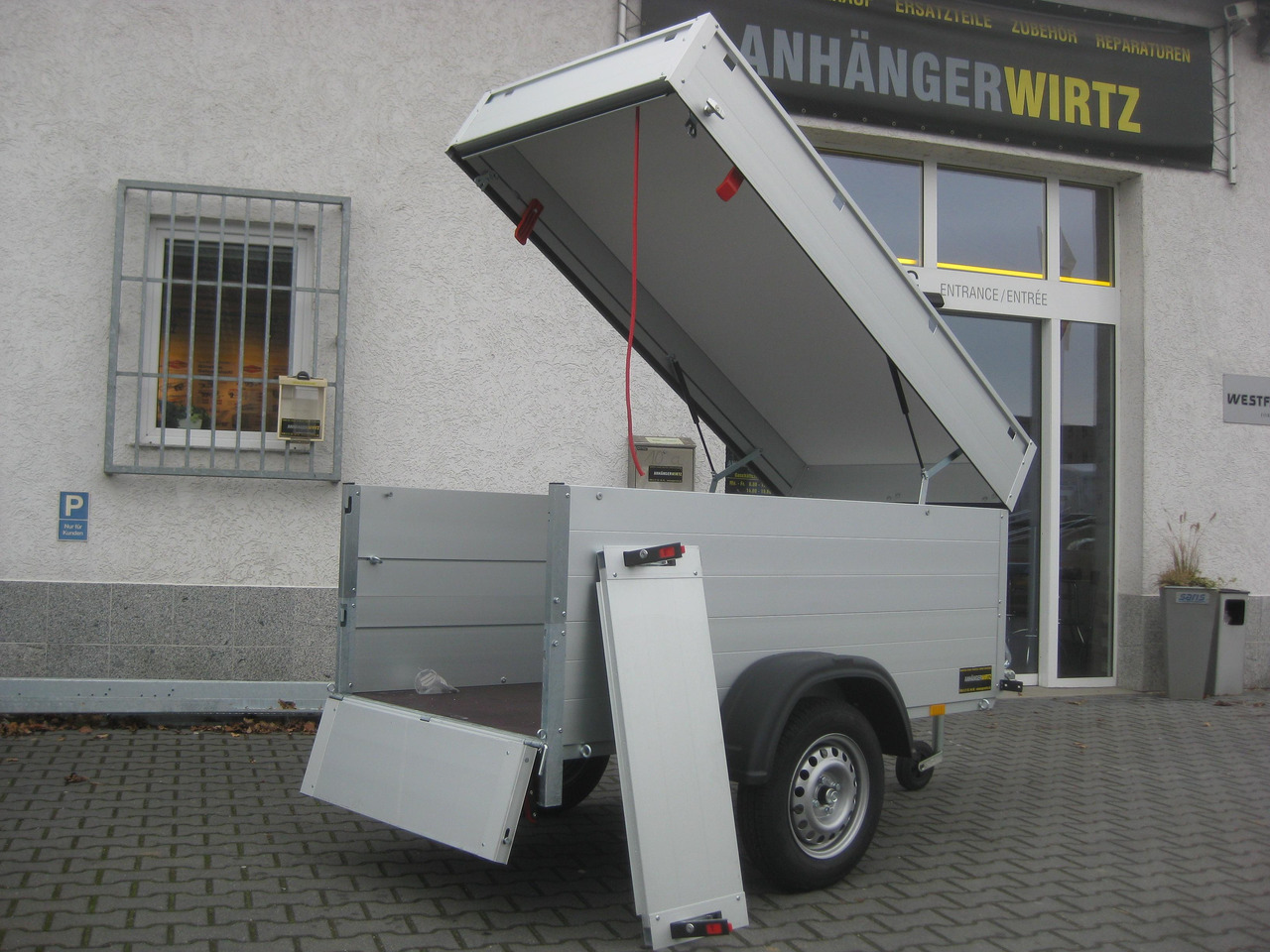 ALUBOXX Deckelanhänger GT 750 VT1 201x101x83cm (XS) 750kg - Closed box trailer: picture 1 ALUBOXX Deckelanhänger GT 750 VT1 201x101x83cm (XS) 750kg - Closed box trailer: picture 1