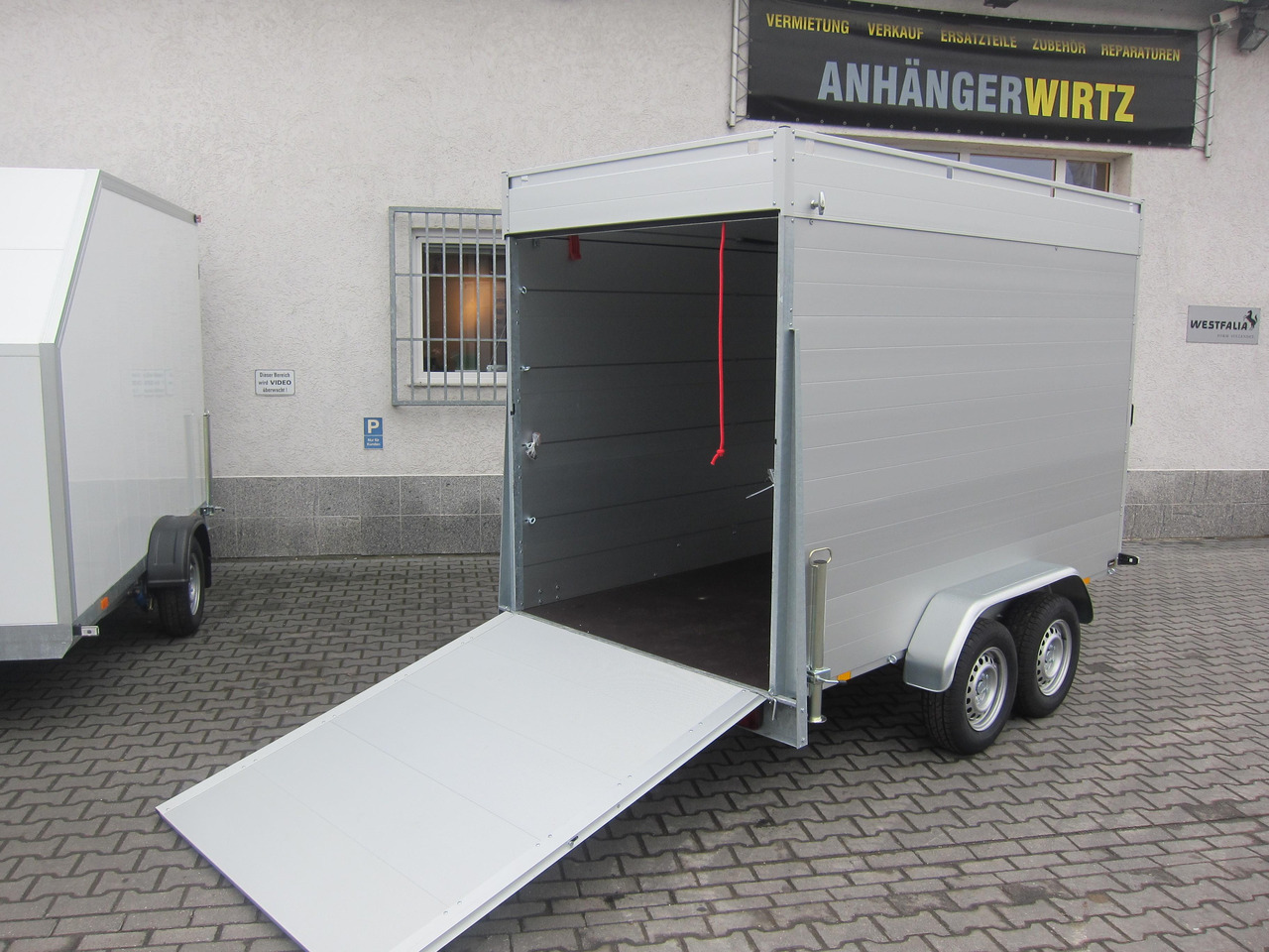 ALUBOXX Deckelanhänger GTT 2500 VT4 301x151x188cm Heckrampe (M) 2500kg order online Aktion - Closed box trailer: picture 2 ALUBOXX Deckelanhänger GTT 2500 VT4 301x151x188cm Heckrampe (M) 2500kg order online Aktion - Closed box trailer: picture 2