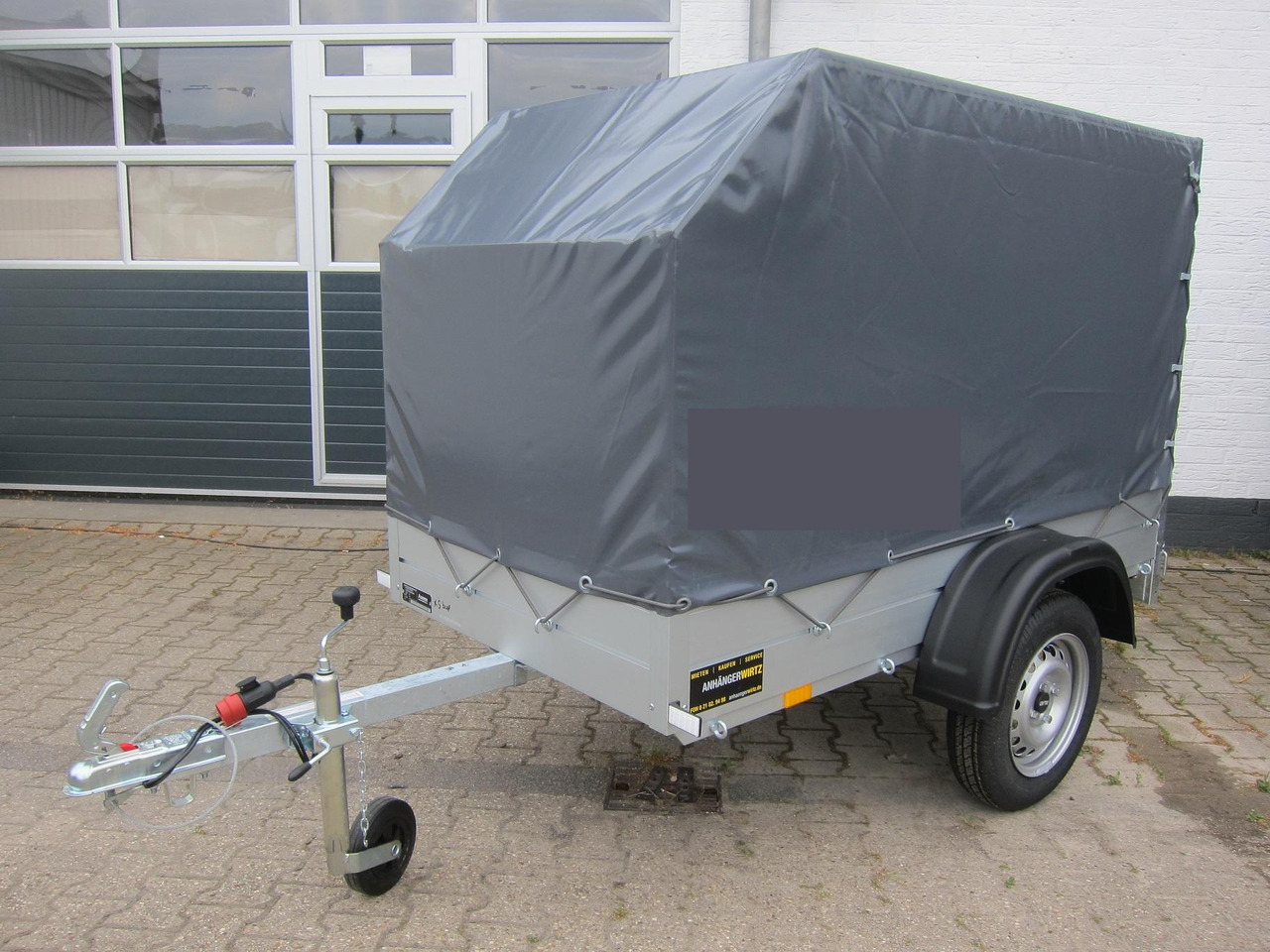 Aluliner Planen Anhänger GT 750 201x101x120cm +Hochplane aero grau (XS) 750kg - Car trailer: picture 1 Aluliner Planen Anhänger GT 750 201x101x120cm +Hochplane aero grau (XS) 750kg - Car trailer: picture 1