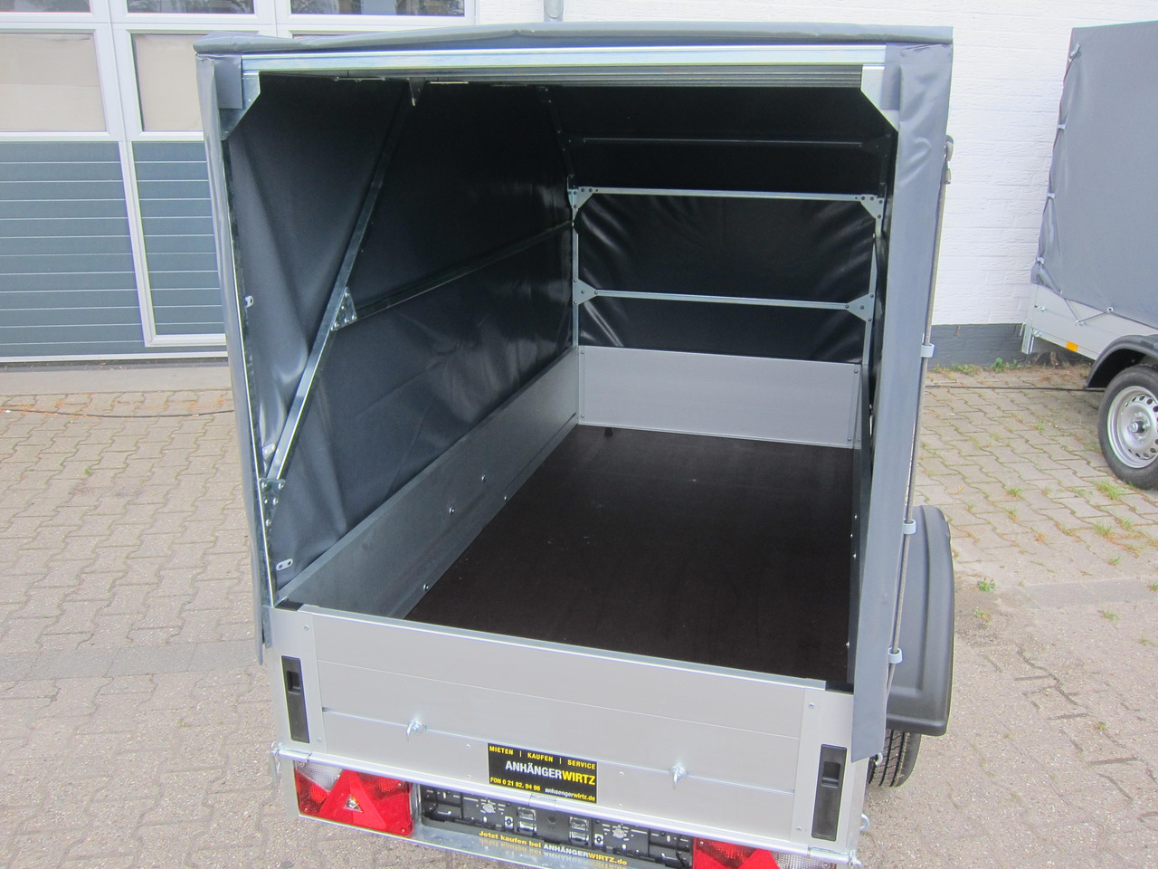 Aluliner Planen Anhänger GT 750 201x101x120cm +Hochplane aero grau (XS) 750kg - Car trailer: picture 3 Aluliner Planen Anhänger GT 750 201x101x120cm +Hochplane aero grau (XS) 750kg - Car trailer: picture 3